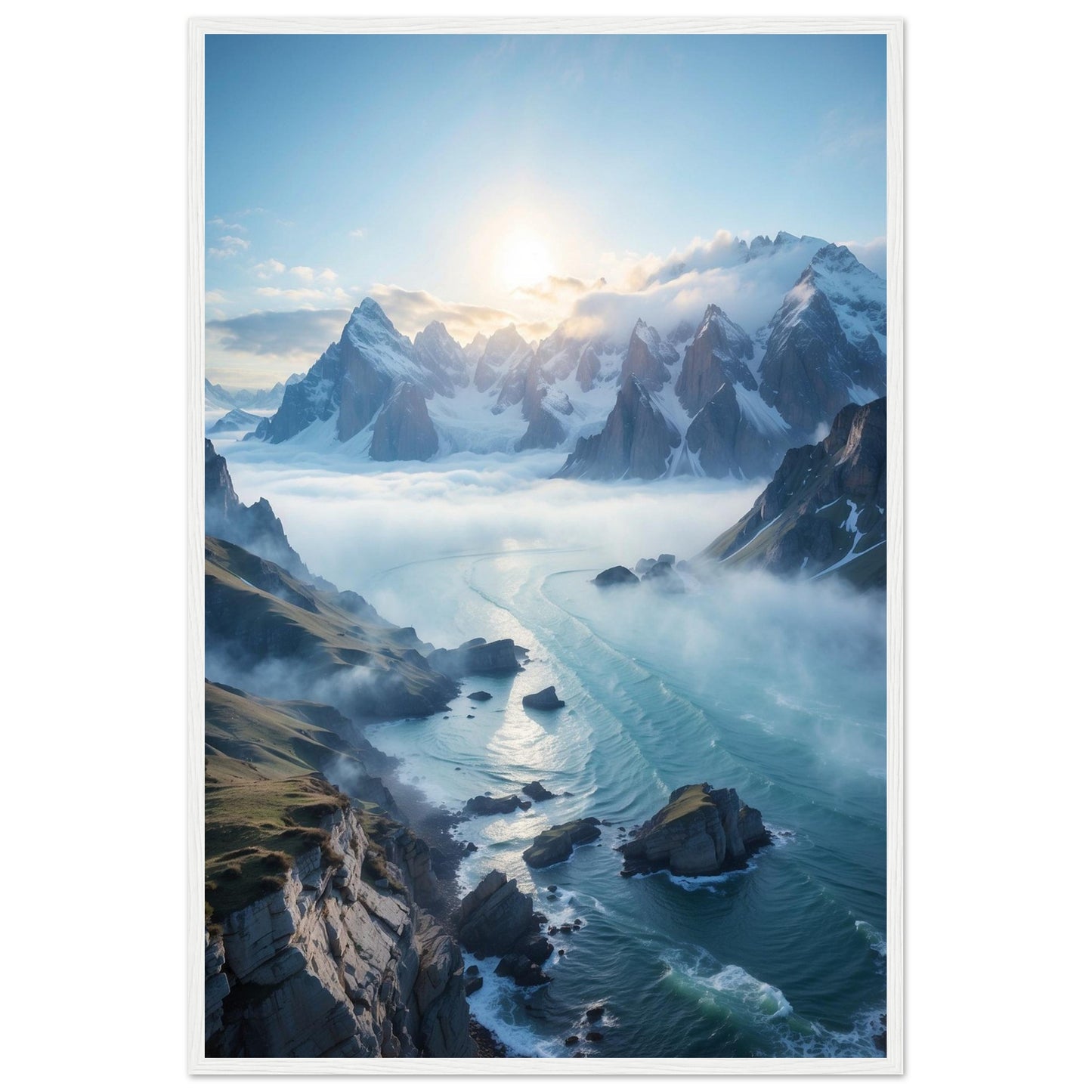 Premium Matte Paper Wooden Framed Poster