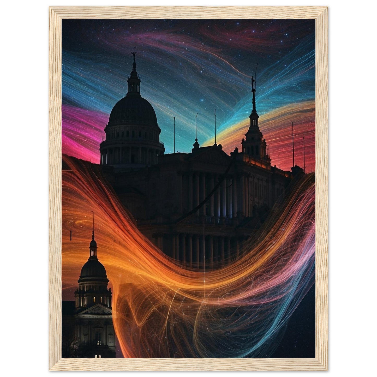Premium Matte Paper Wooden Framed Poster