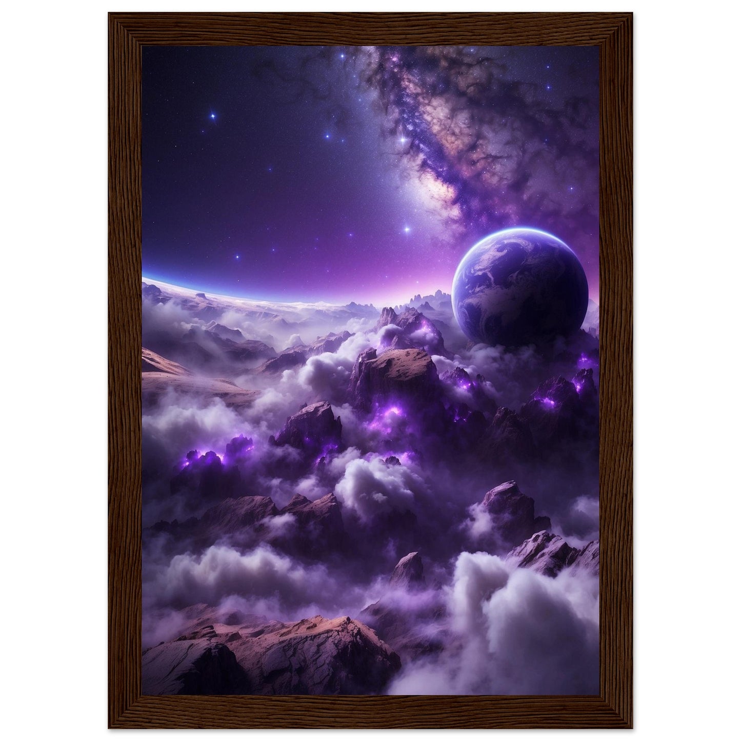 Premium Matte Paper Wooden Framed Poster