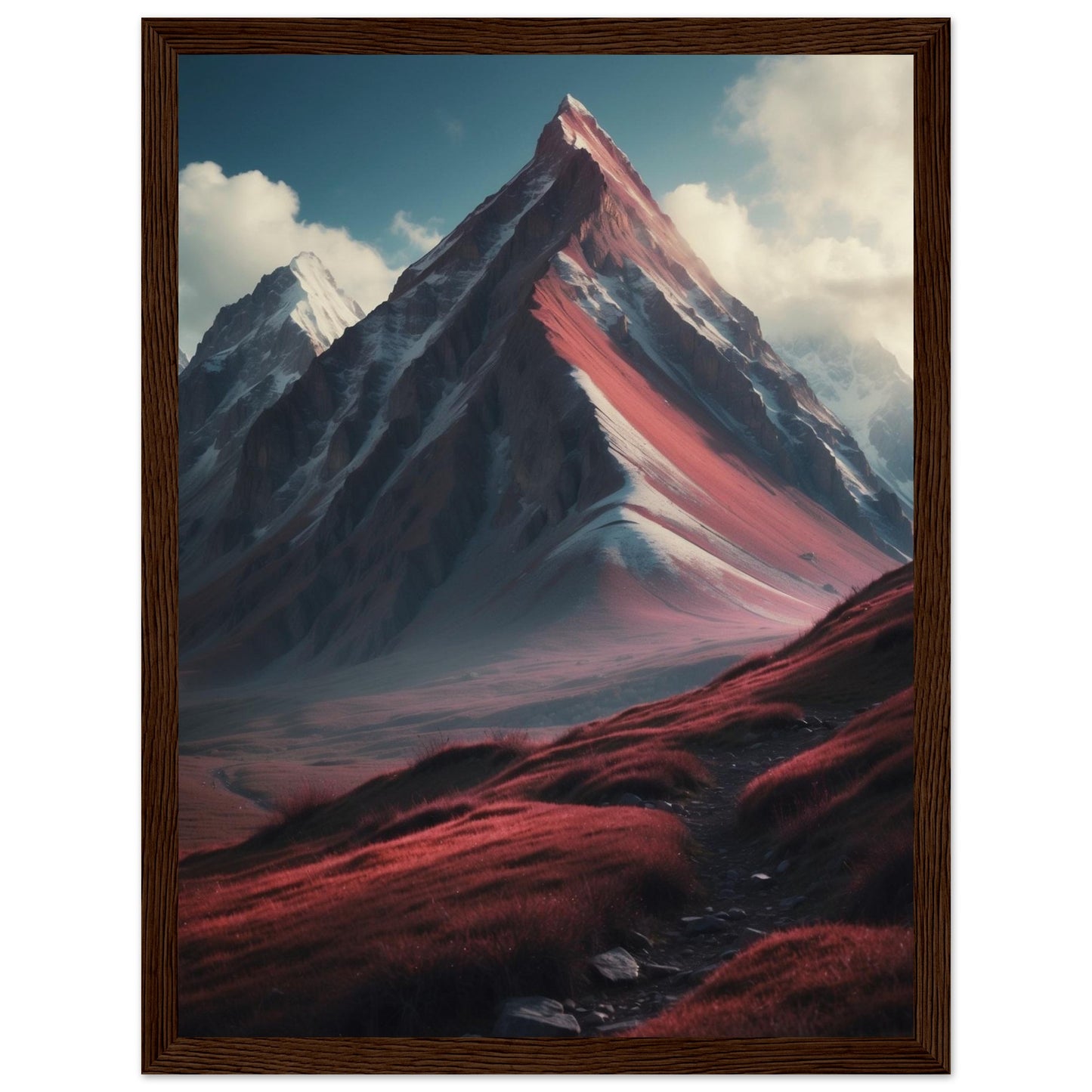 Premium Matte Paper Wooden Framed Poster