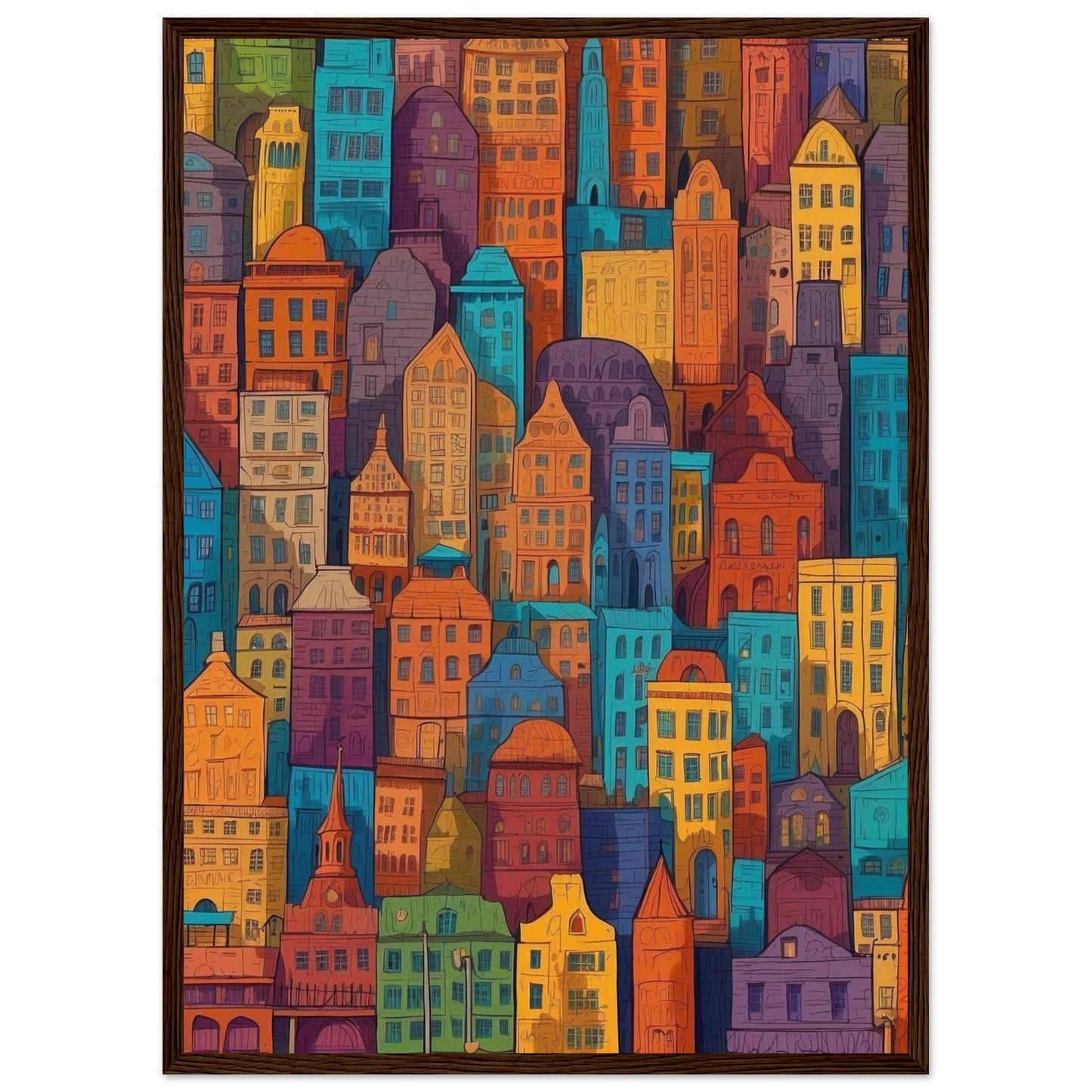 Premium Matte Paper Wooden Framed Poster