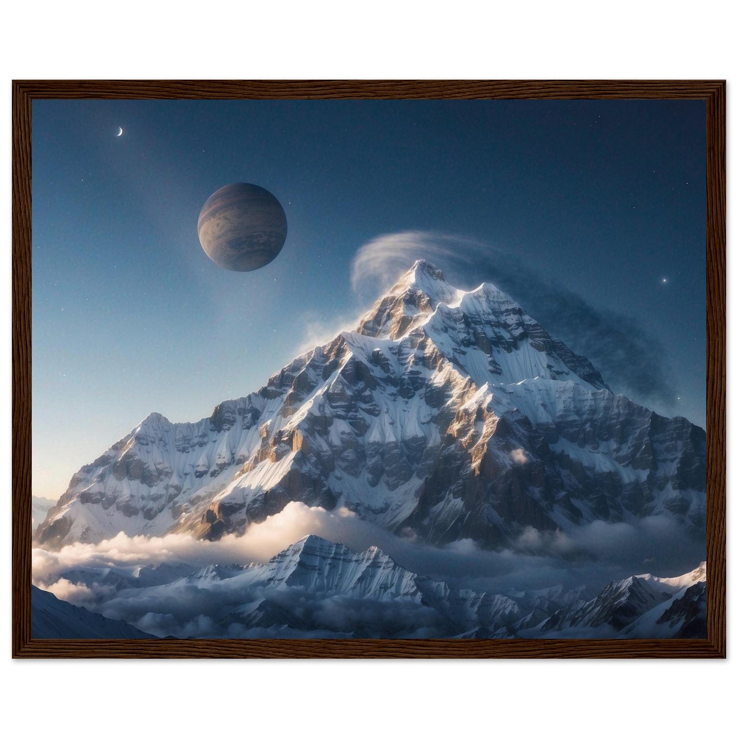 Premium Matte Paper Wooden Framed Poster