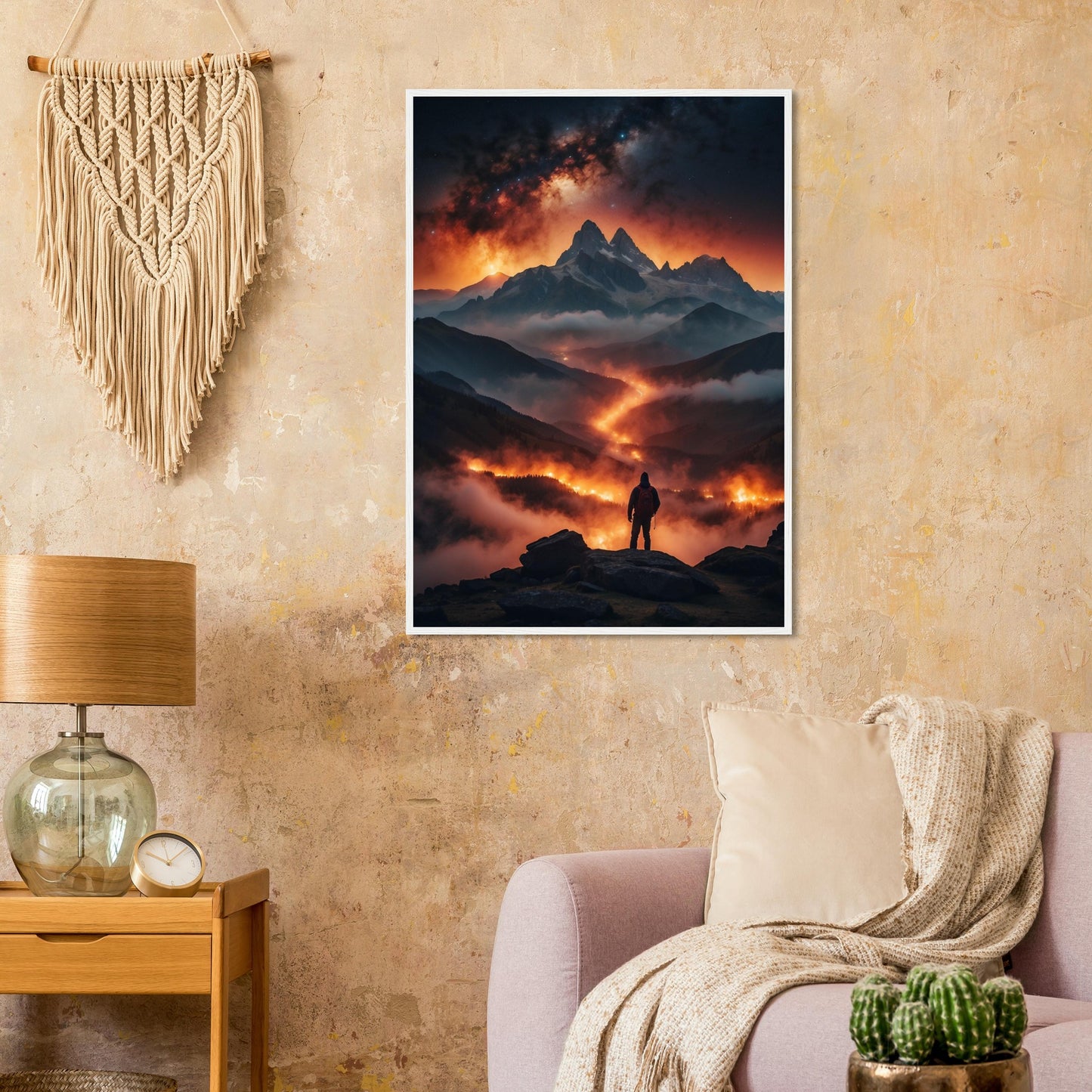 Premium Matte Paper Wooden Framed Poster