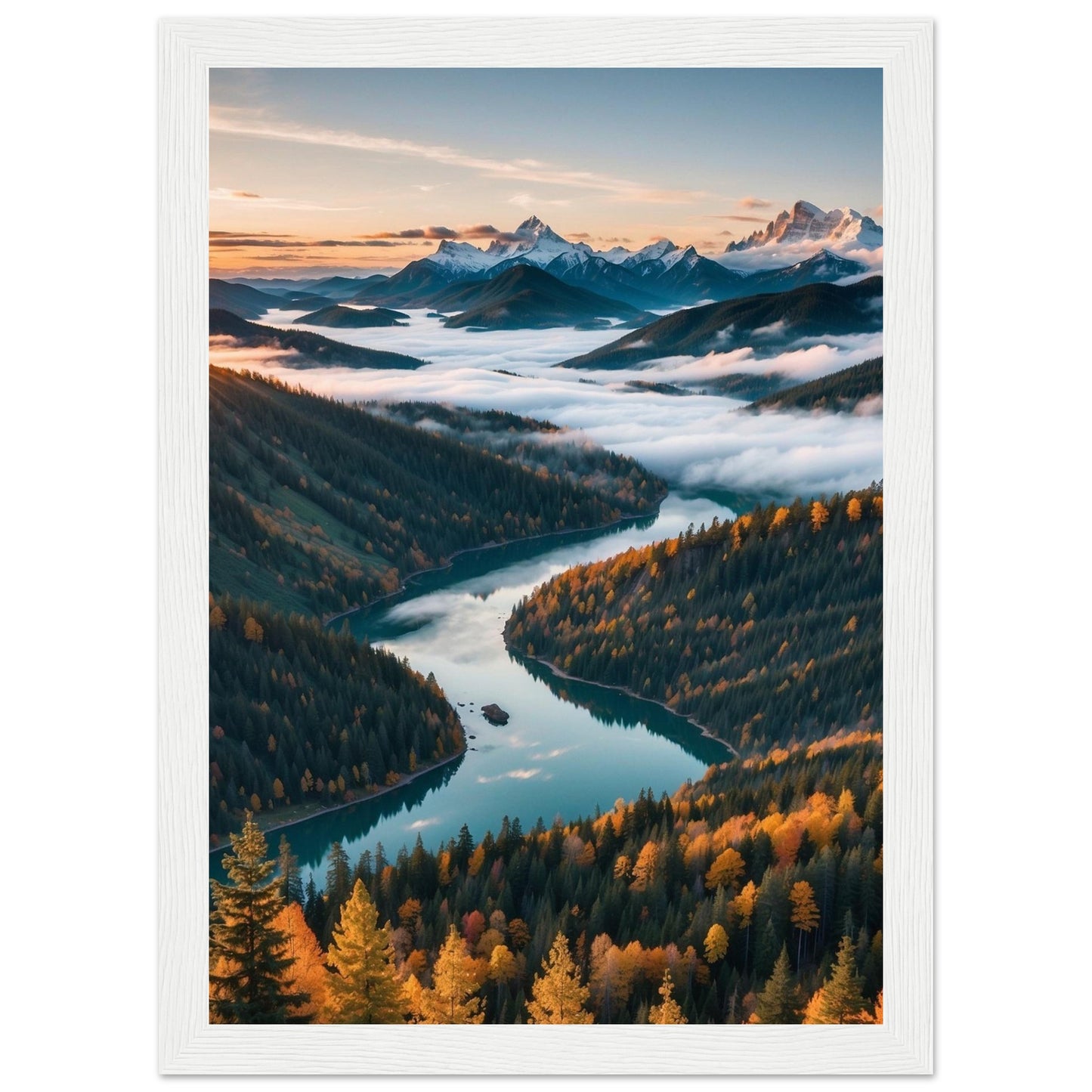 Premium Matte Paper Wooden Framed Poster