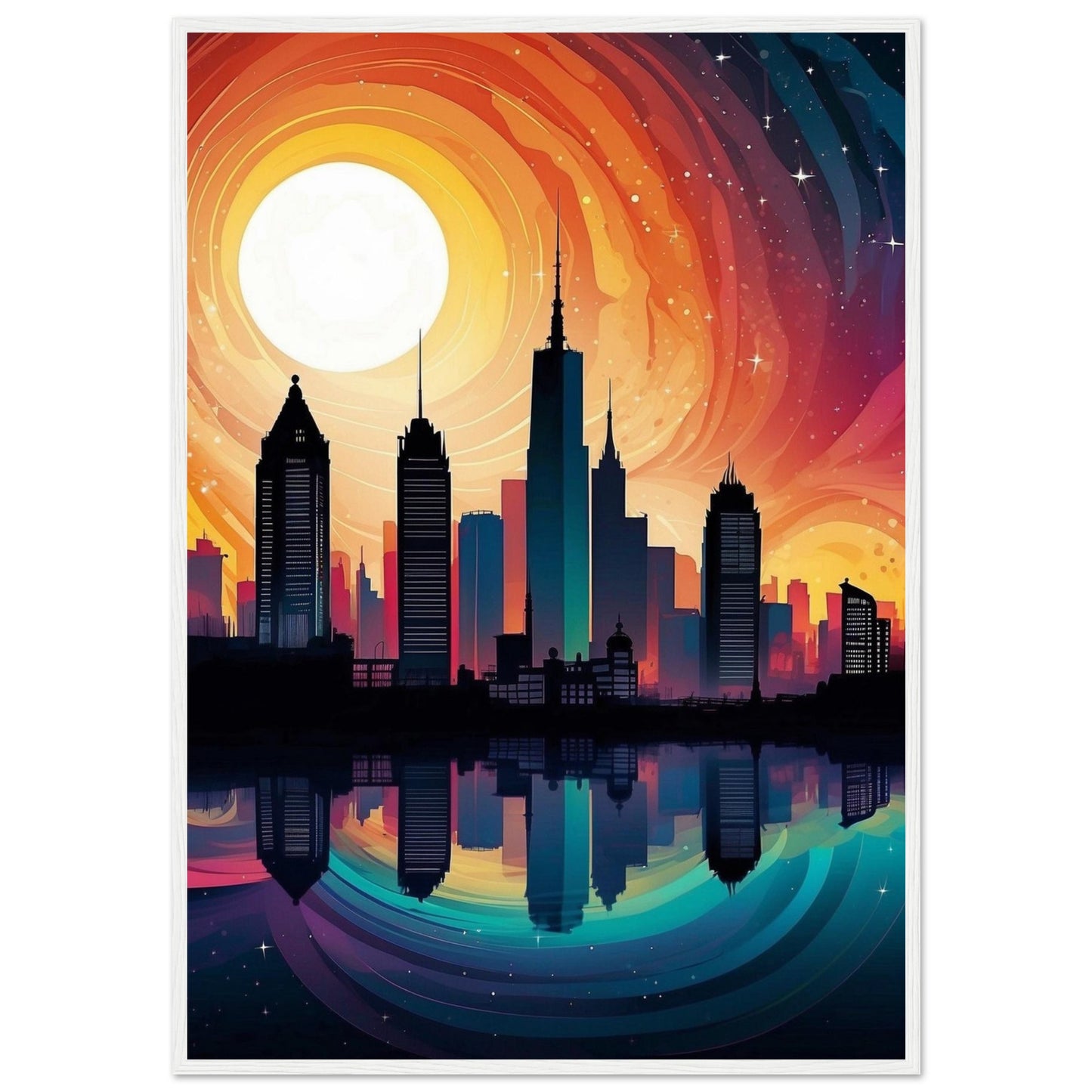 Premium Matte Paper Wooden Framed Poster