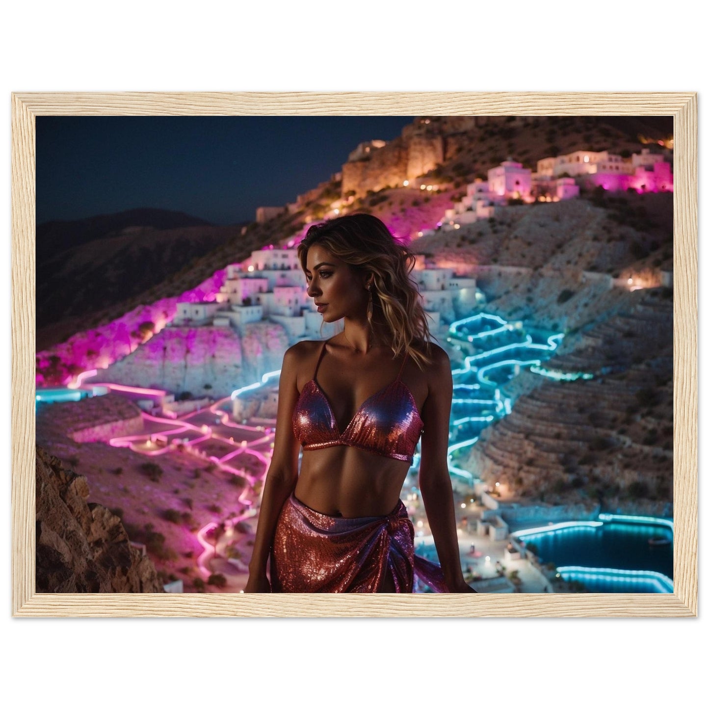 Premium Matte Paper Wooden Framed Poster