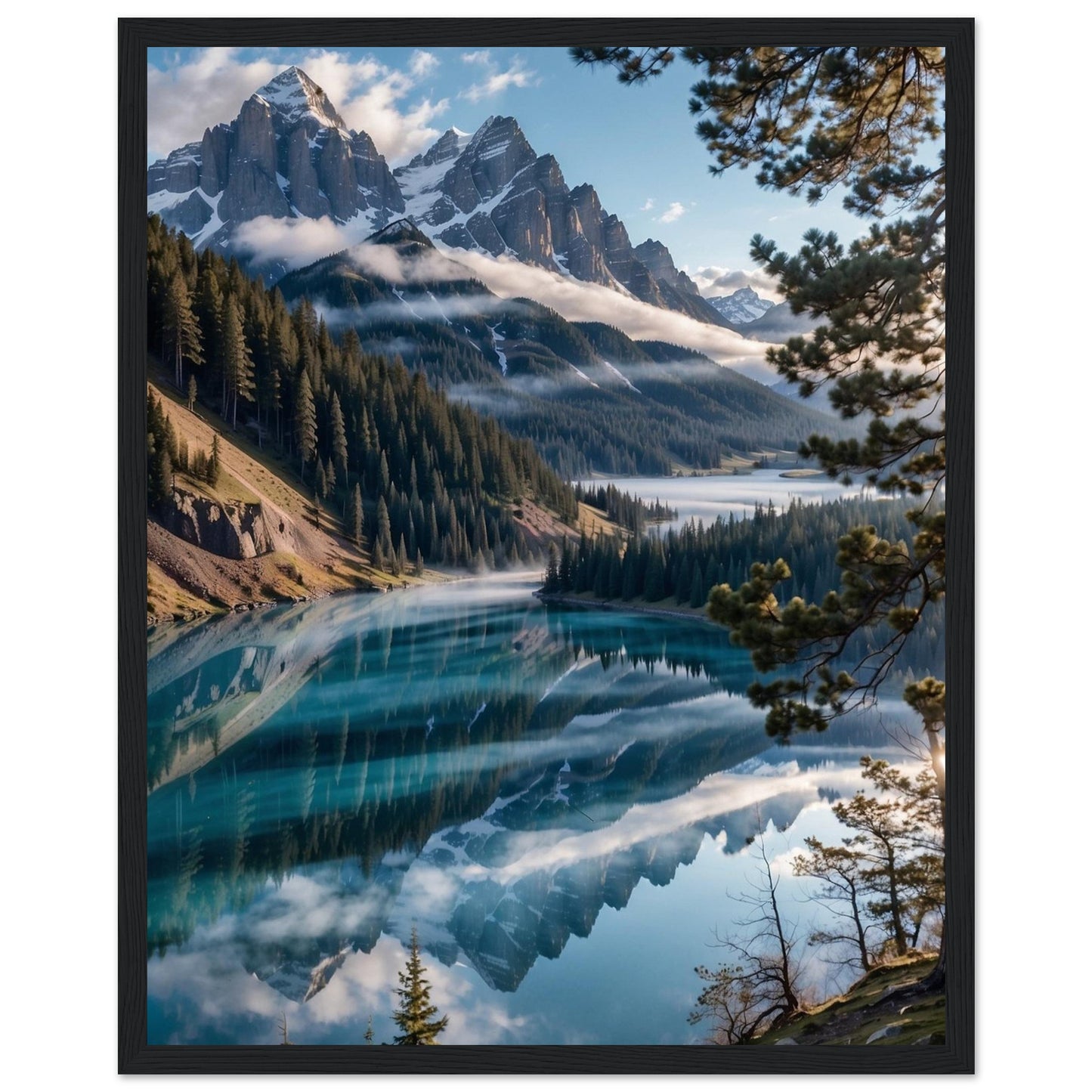 Premium Matte Paper Wooden Framed Poster