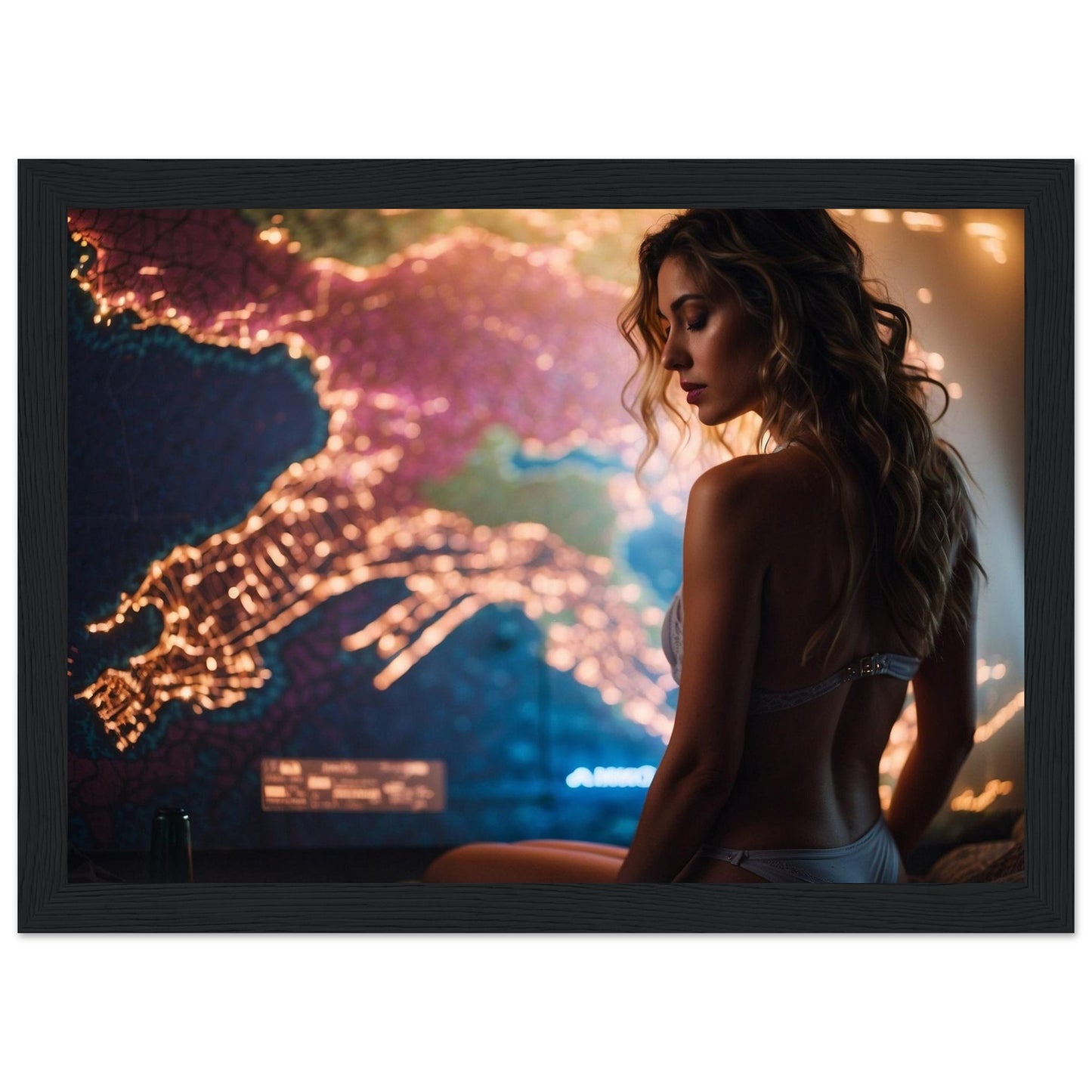 Premium Matte Paper Wooden Framed Poster