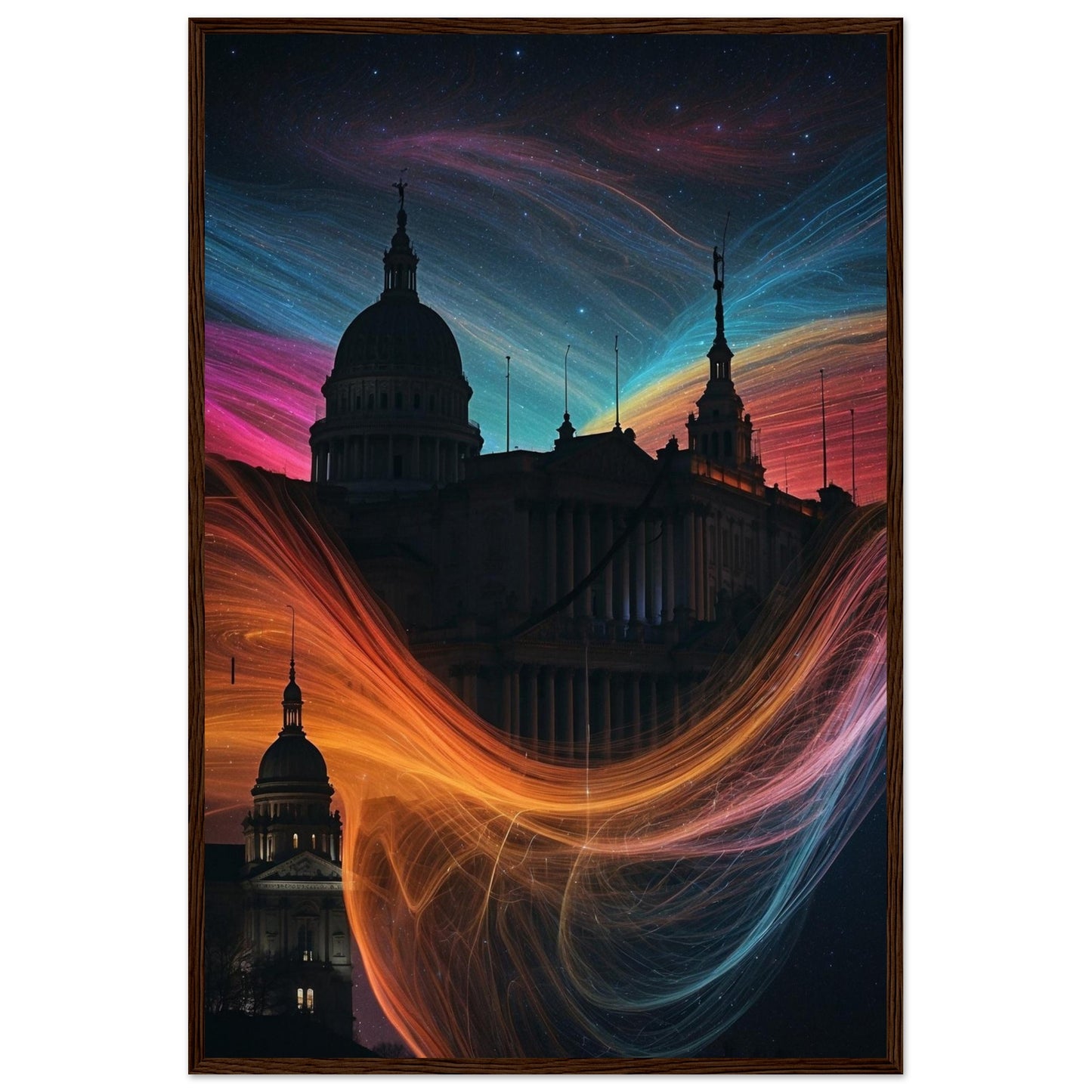 Premium Matte Paper Wooden Framed Poster