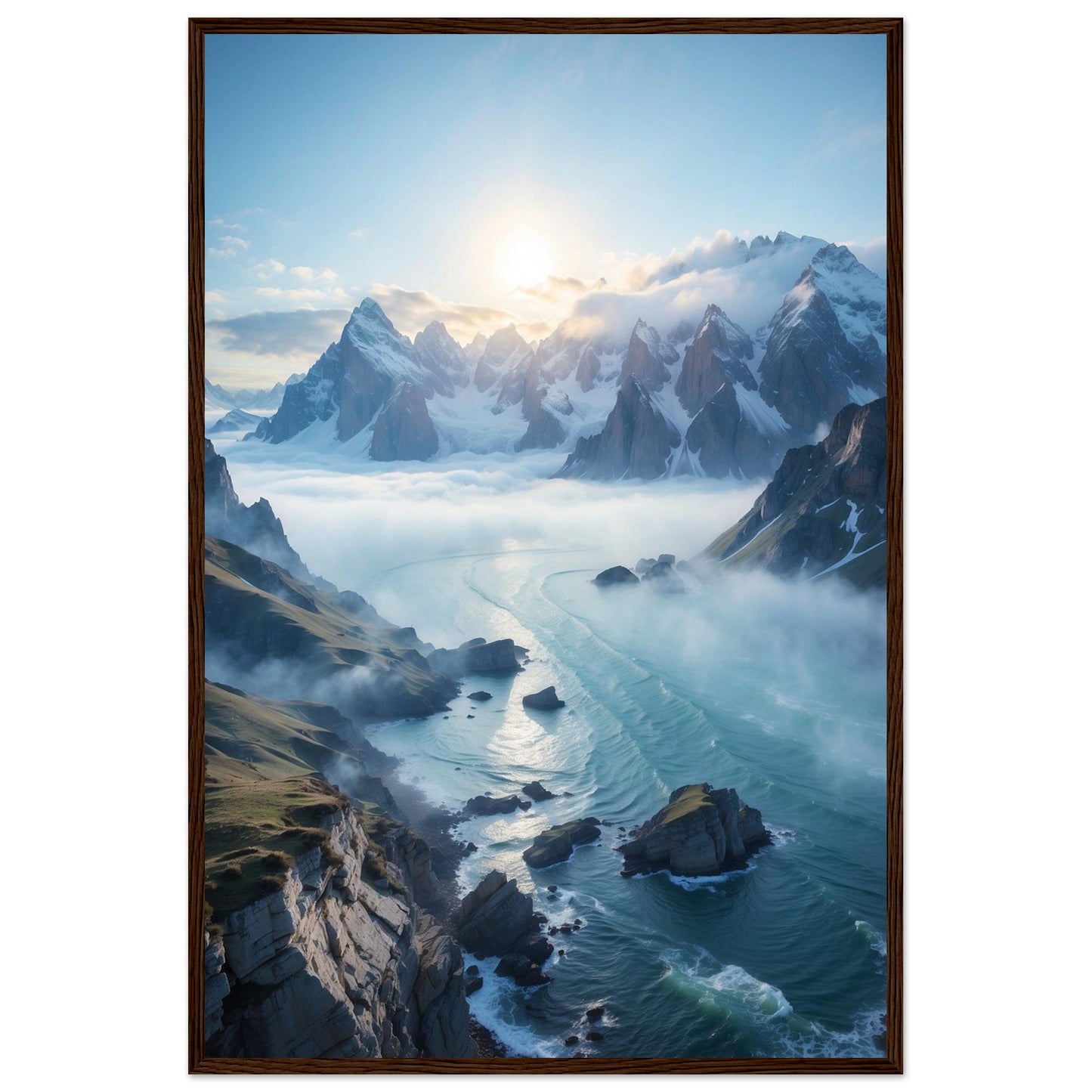 Premium Matte Paper Wooden Framed Poster