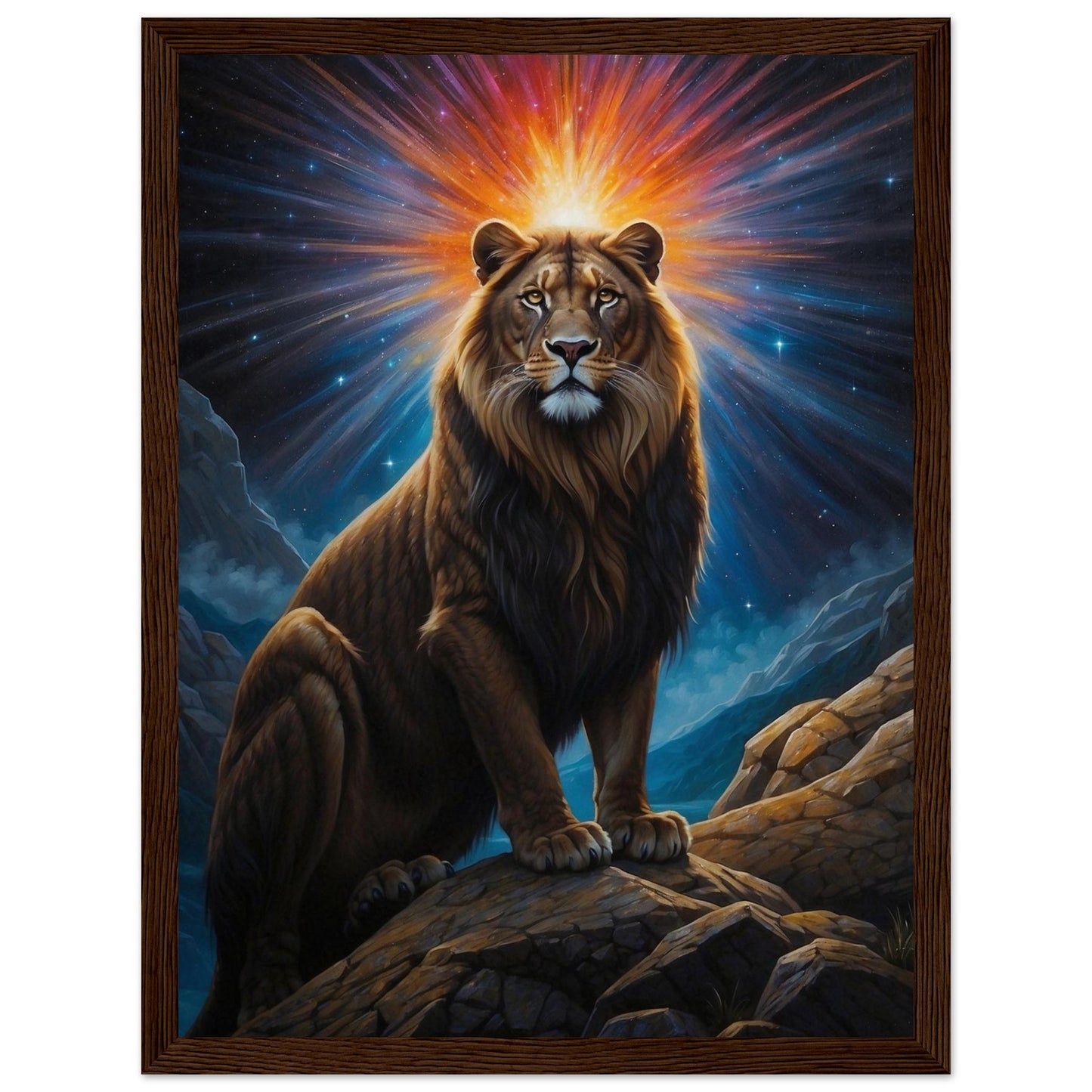 Premium Matte Paper Wooden Framed Poster