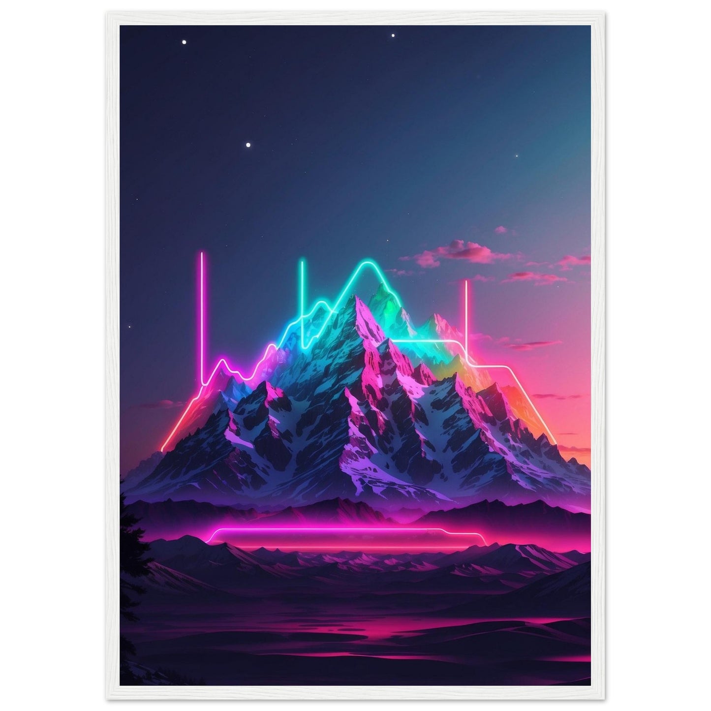 Premium Matte Paper Wooden Framed Poster