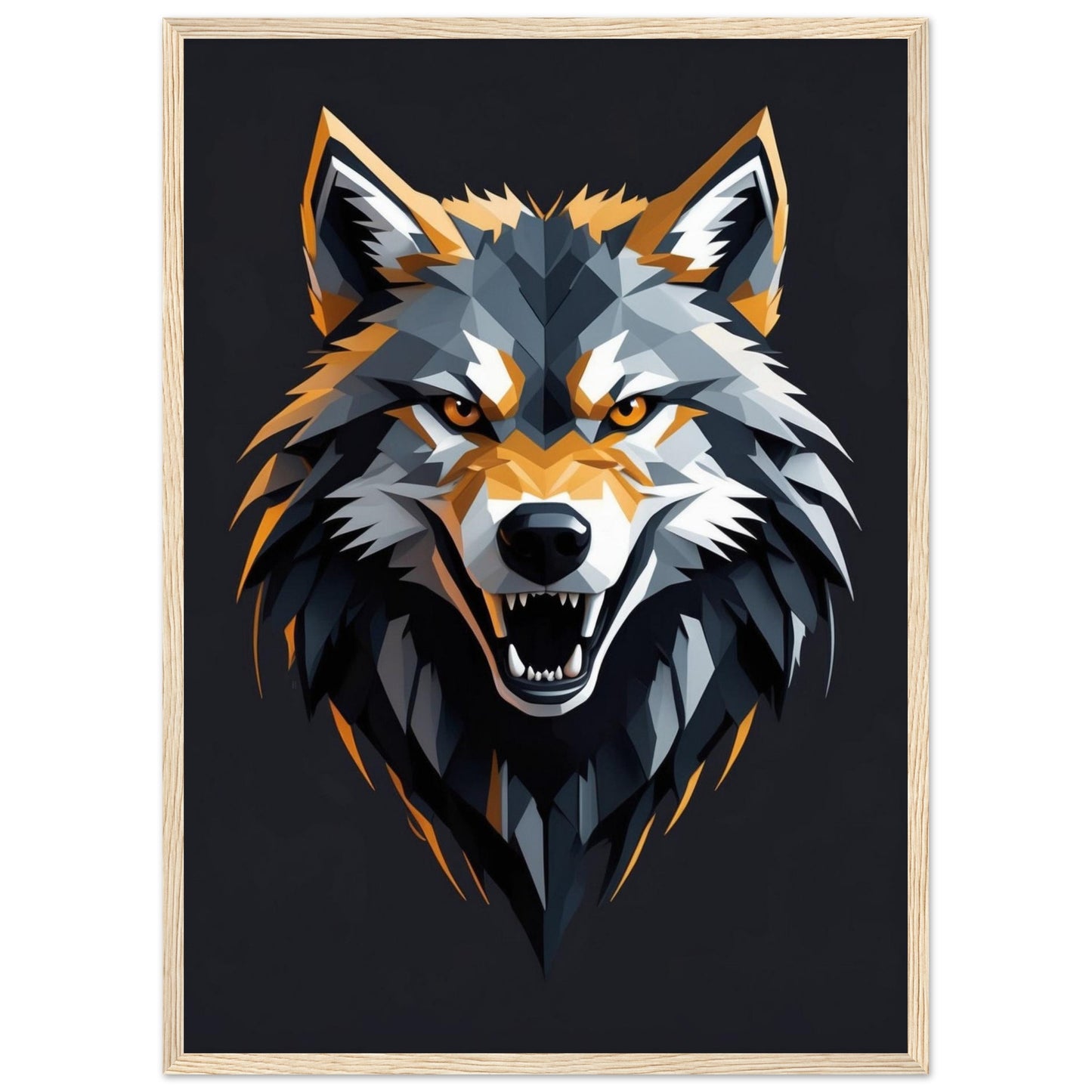Premium Matte Paper Wooden Framed Poster