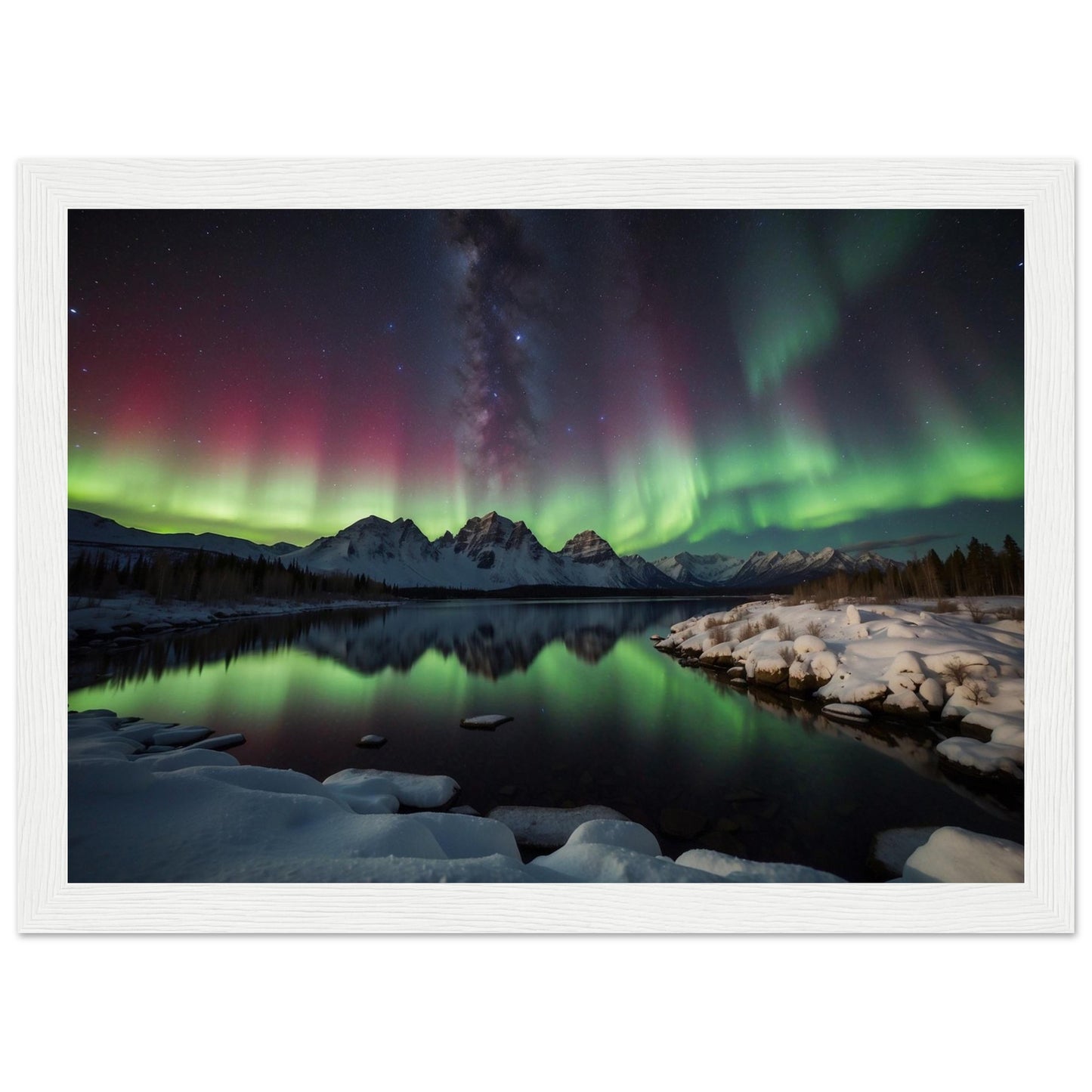 Premium Matte Paper Wooden Framed Poster