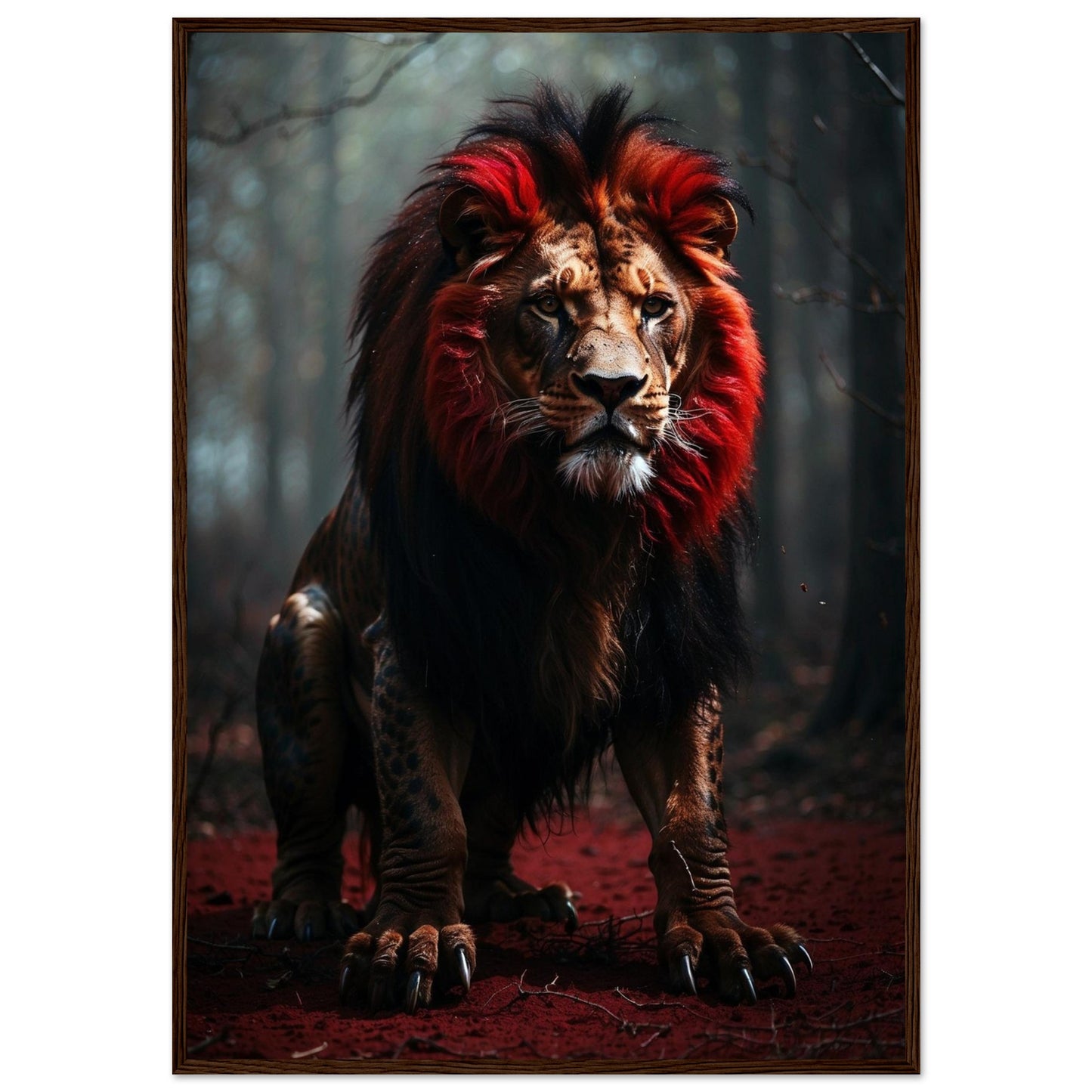 Premium Matte Paper Wooden Framed Poster