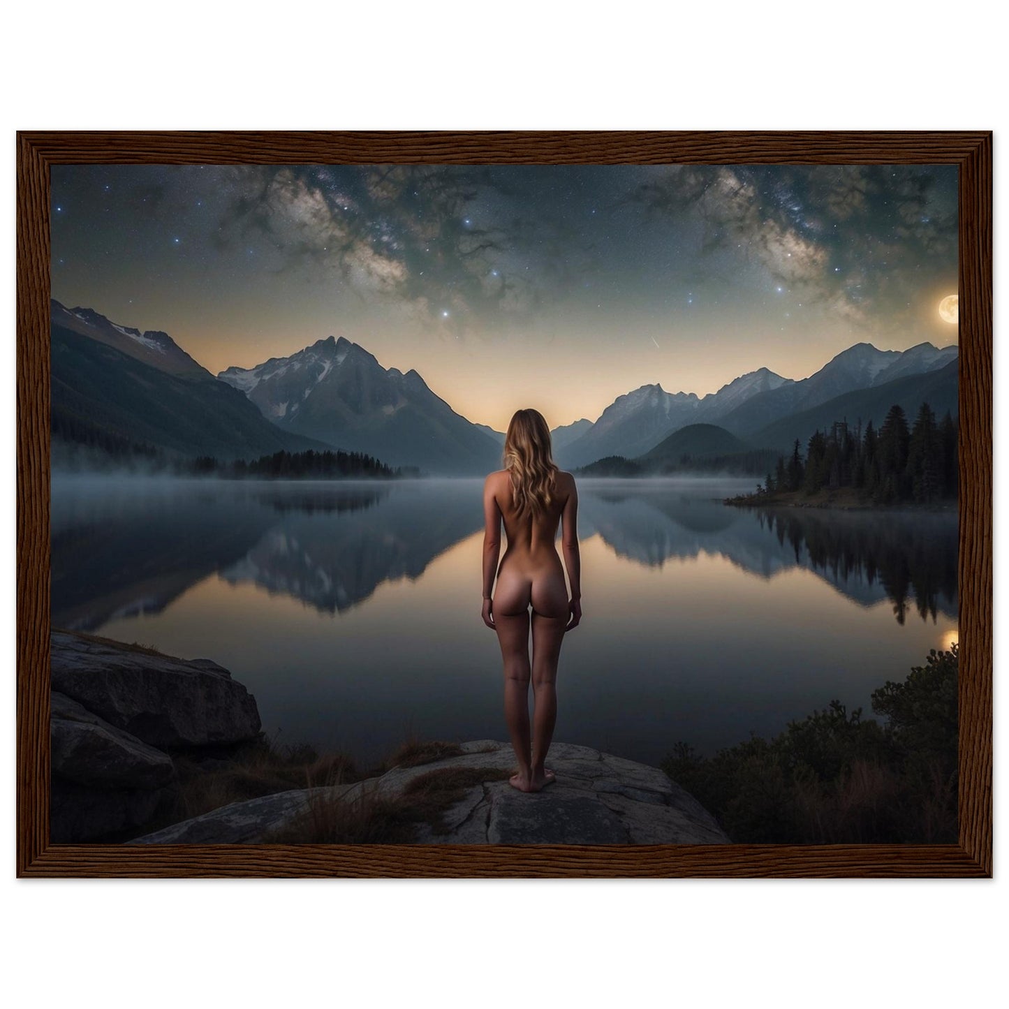Premium Matte Paper Wooden Framed Poster