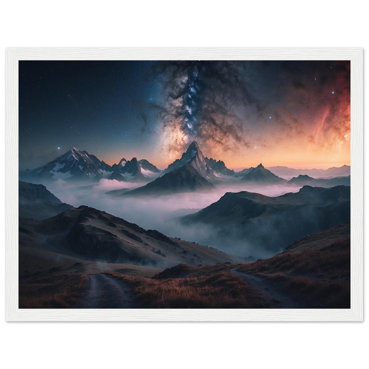 Premium Matte Paper Wooden Framed Poster