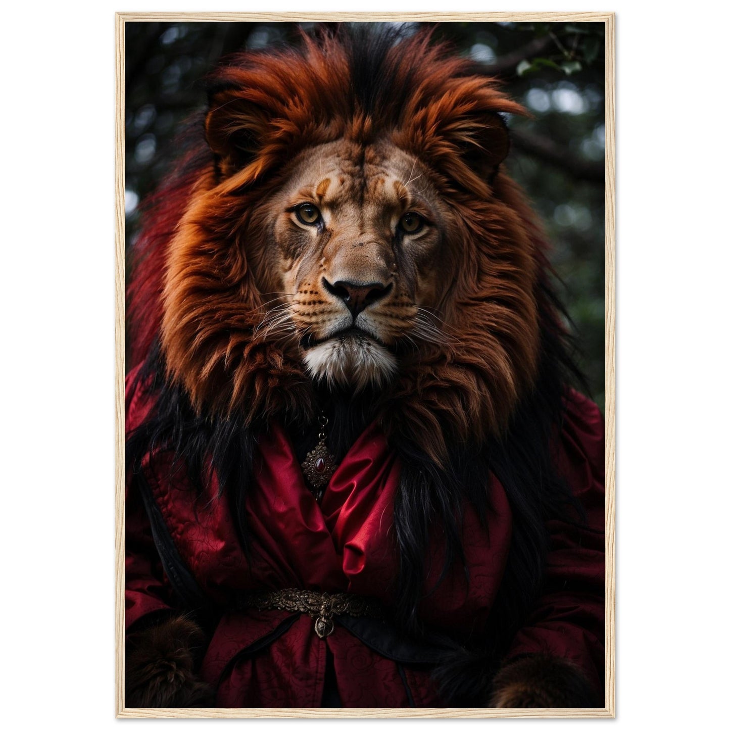 Premium Matte Paper Wooden Framed Poster