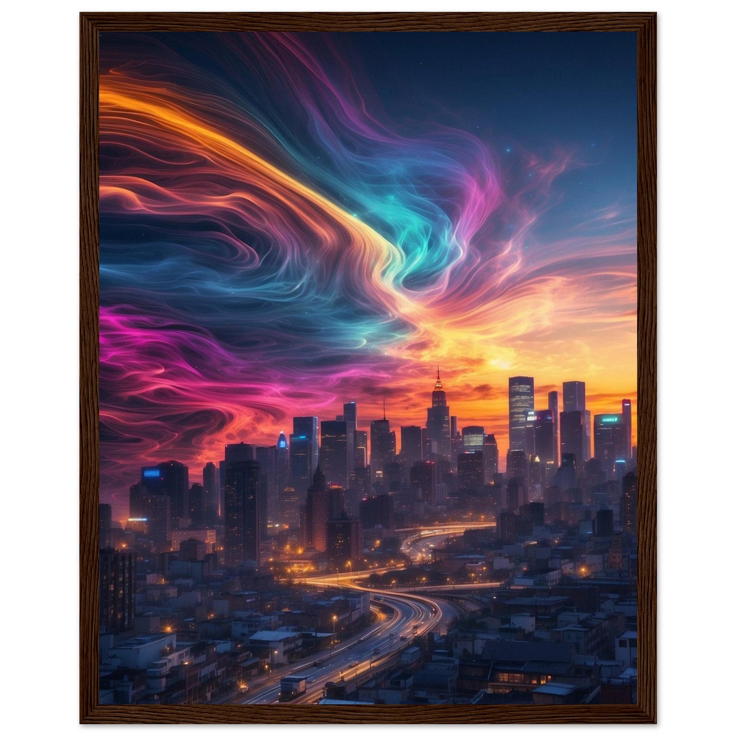 Premium Matte Paper Wooden Framed Poster