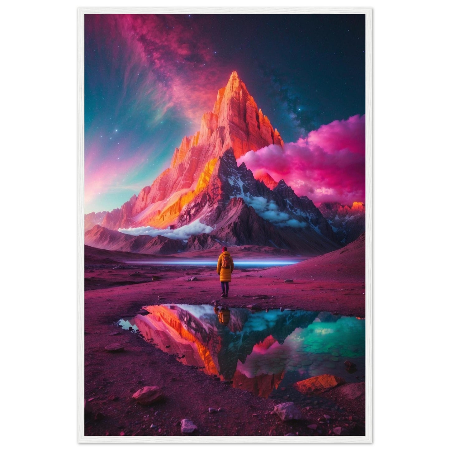Premium Matte Paper Wooden Framed Poster