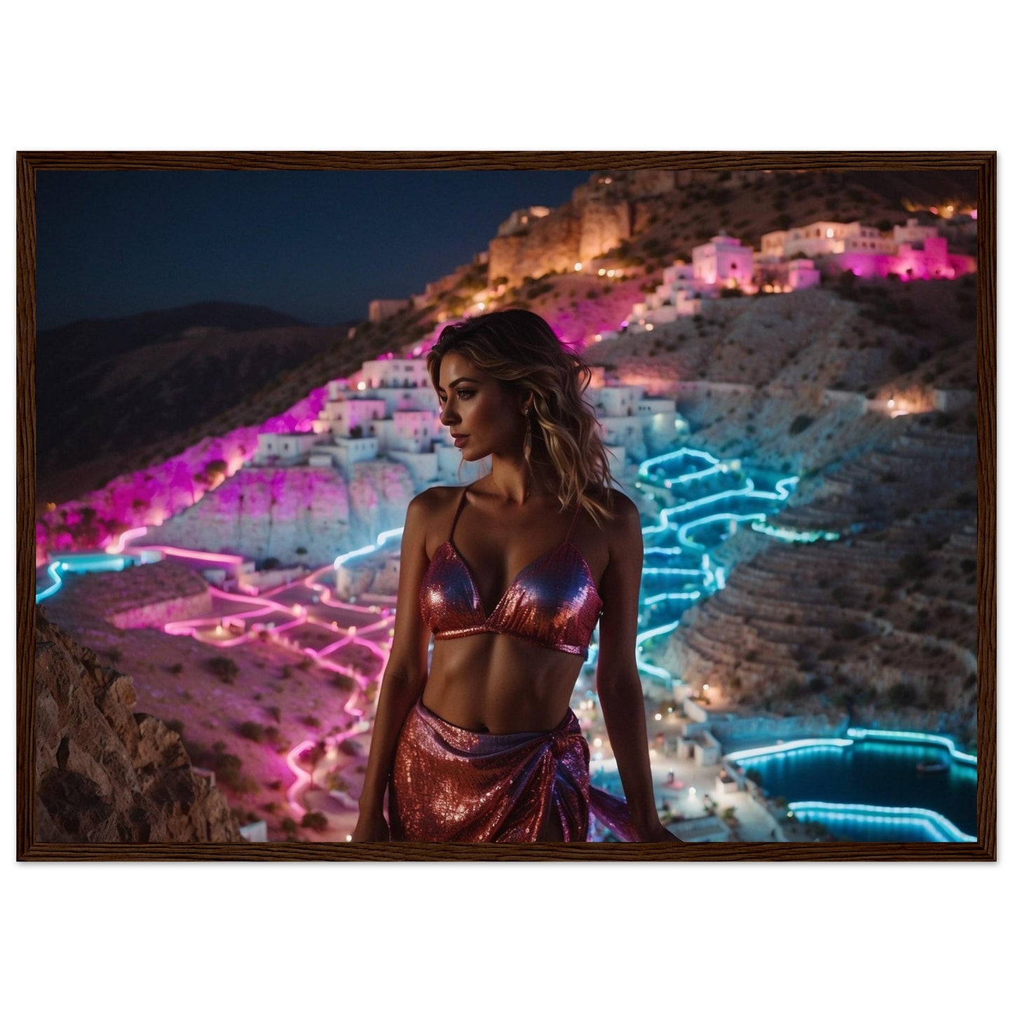 Premium Matte Paper Wooden Framed Poster