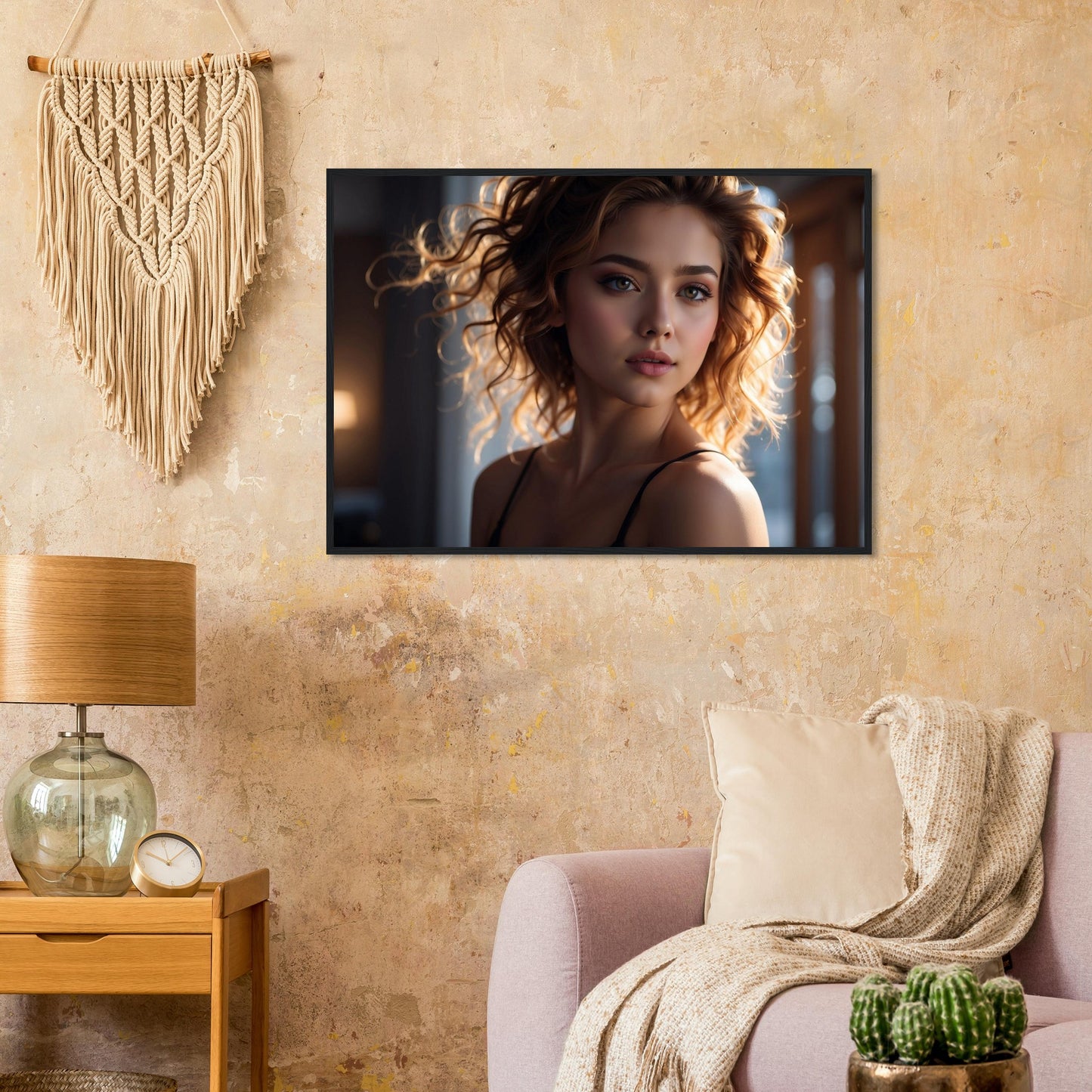 Premium Matte Paper Wooden Framed Poster