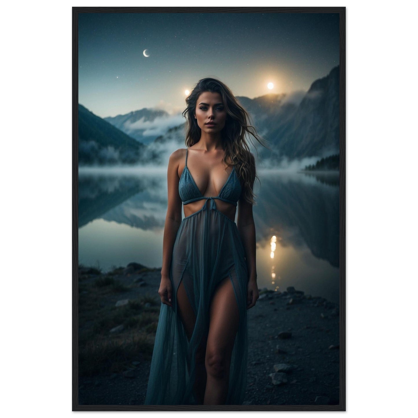 Premium Matte Paper Wooden Framed Poster