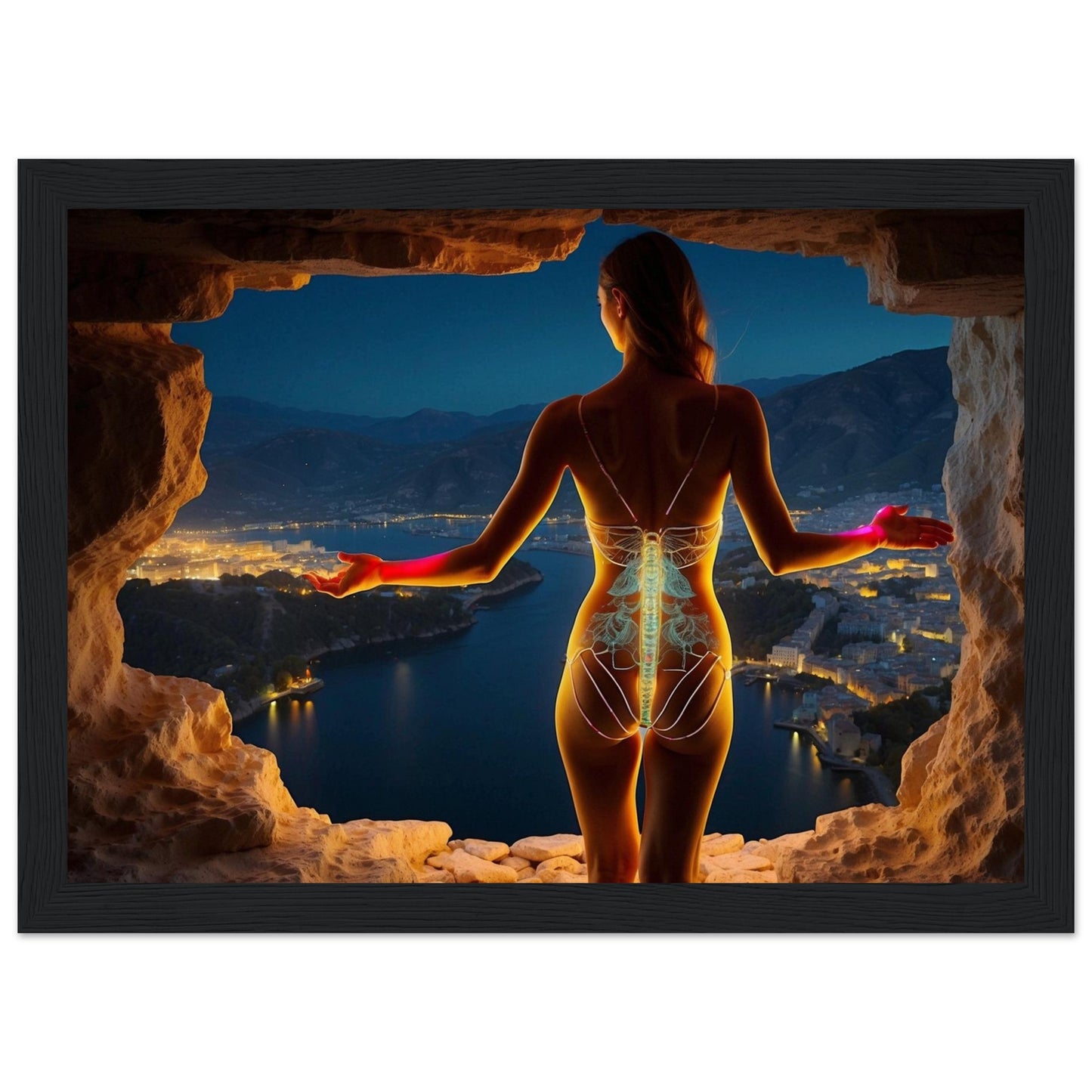 Premium Matte Paper Wooden Framed Poster