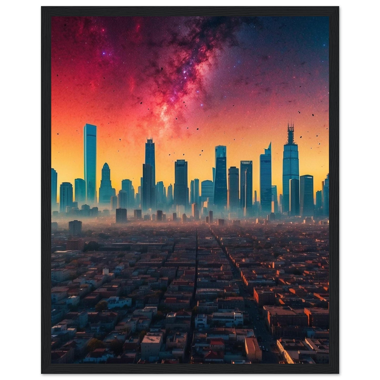 Premium Matte Paper Wooden Framed Poster