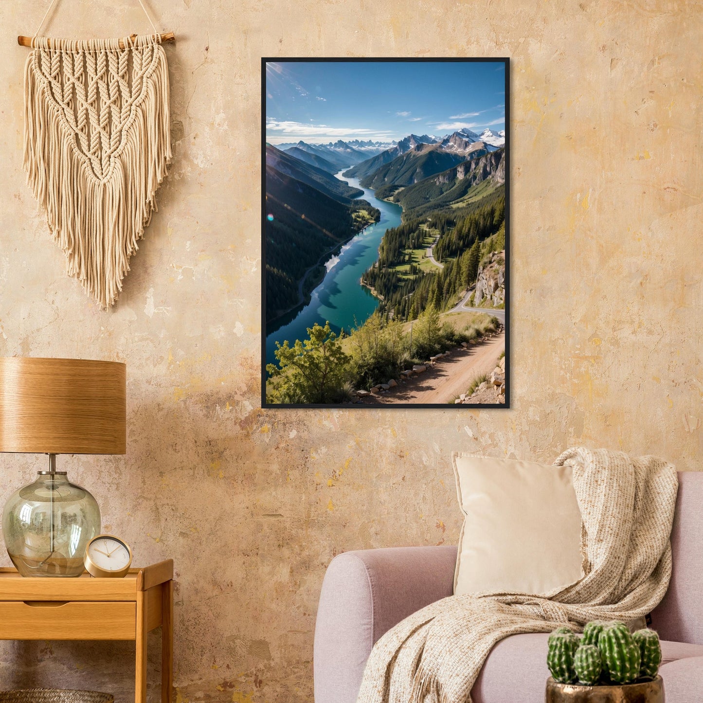 Premium Matte Paper Wooden Framed Poster