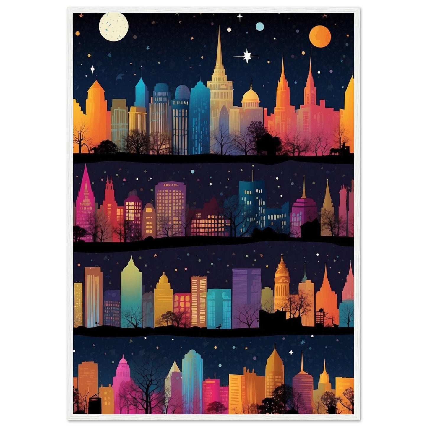 Premium Matte Paper Wooden Framed Poster
