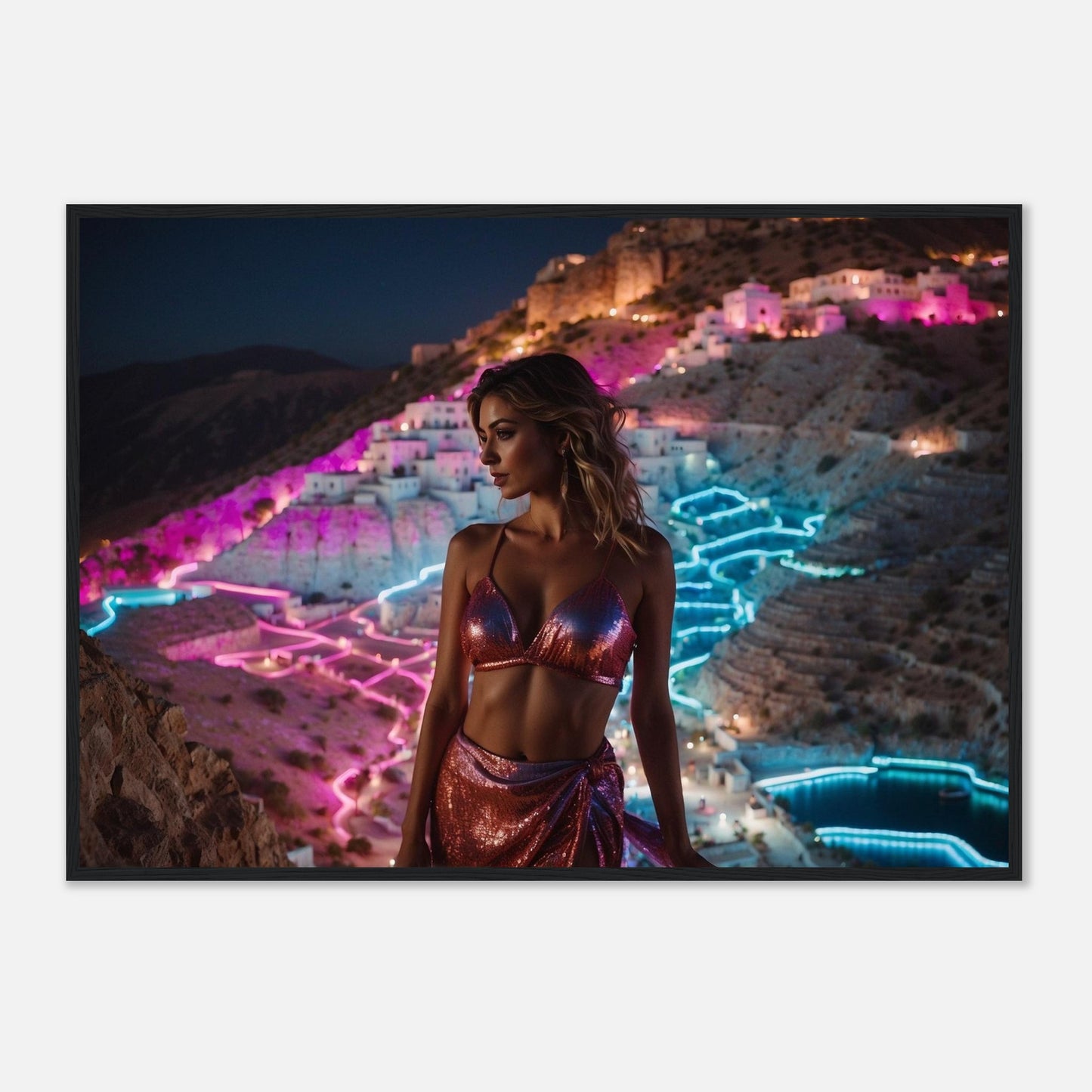 Premium Matte Paper Wooden Framed Poster