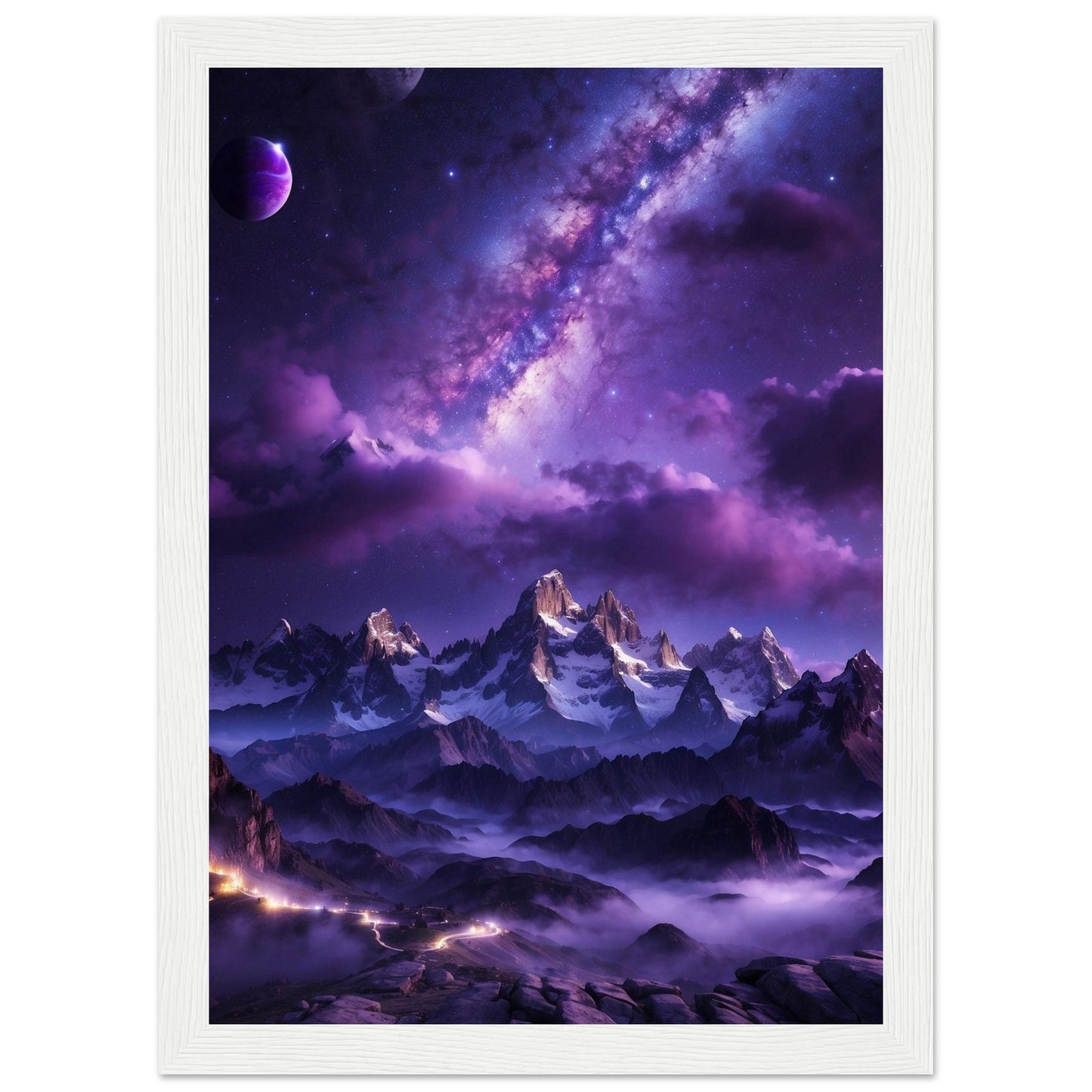 Premium Matte Paper Wooden Framed Poster