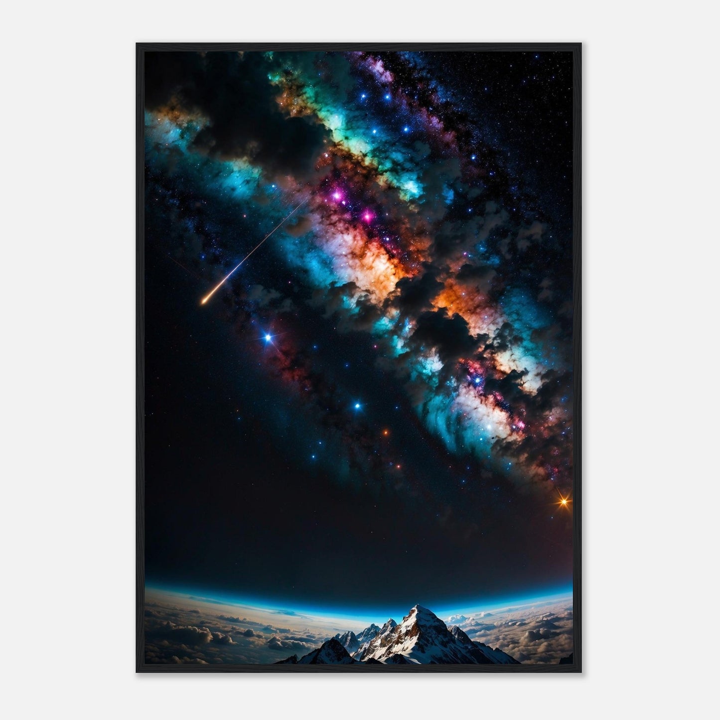 Premium Matte Paper Wooden Framed Poster