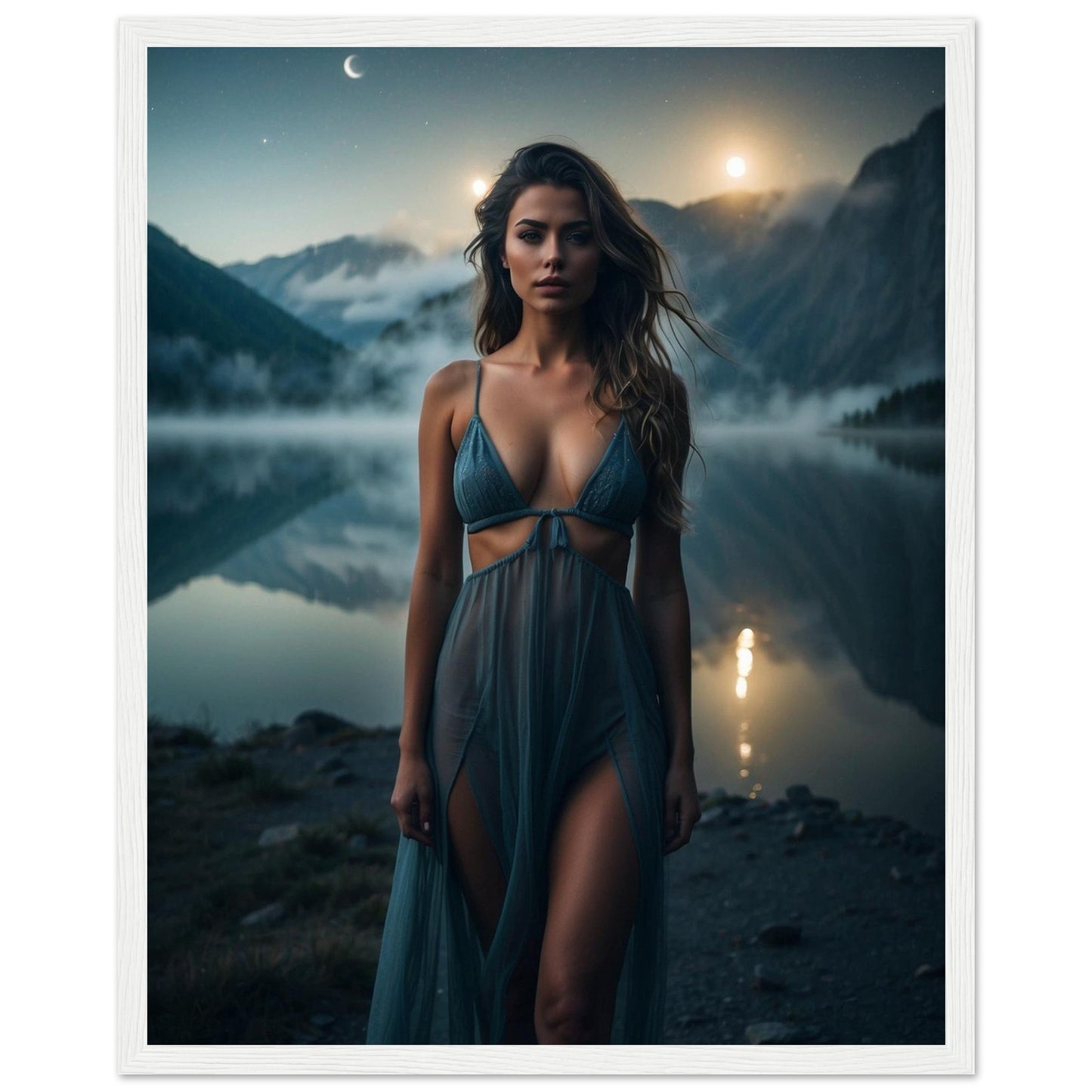 Premium Matte Paper Wooden Framed Poster