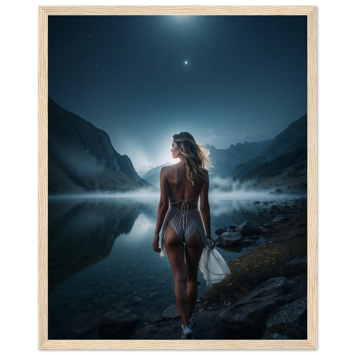 Premium Matte Paper Wooden Framed Poster