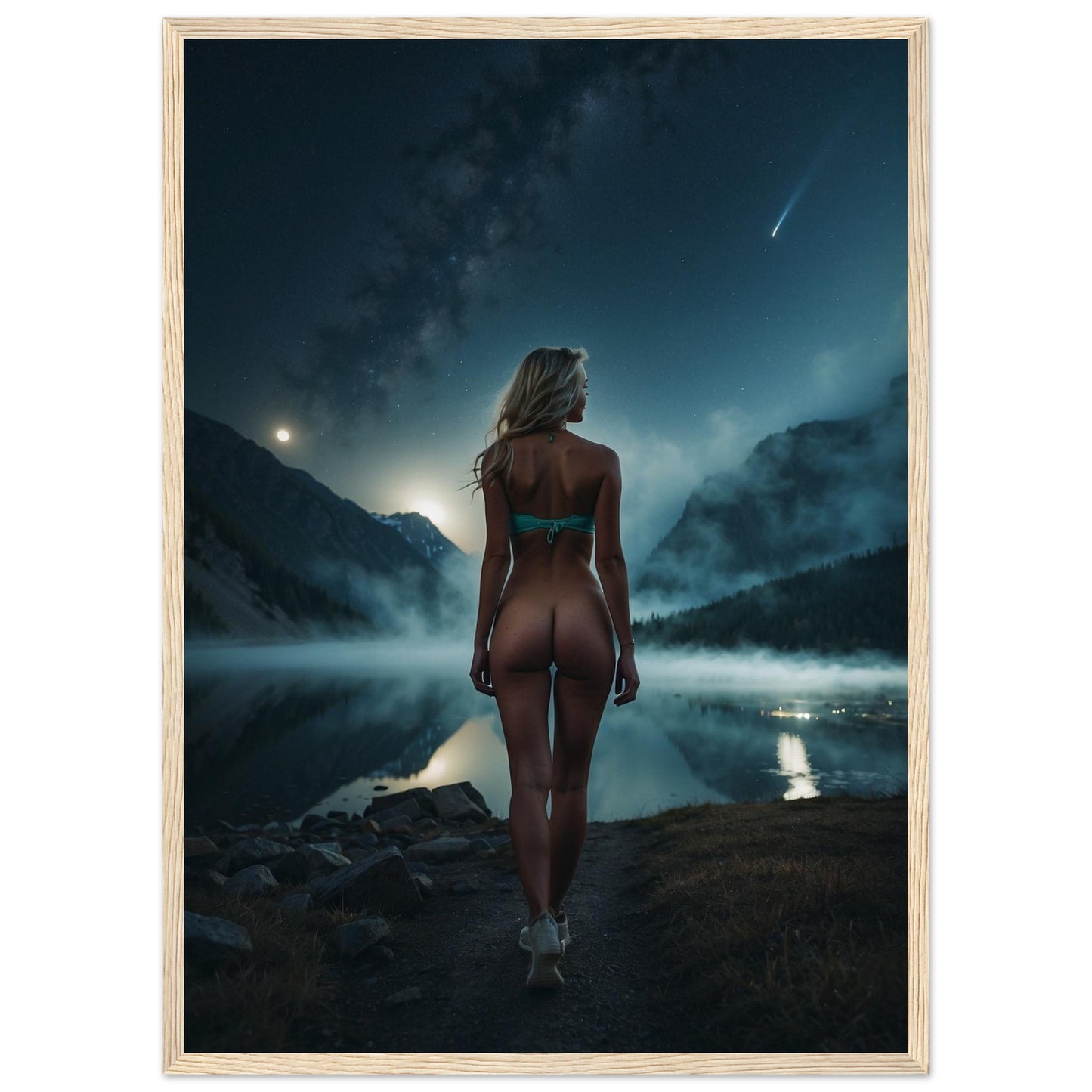 Premium Matte Paper Wooden Framed Poster