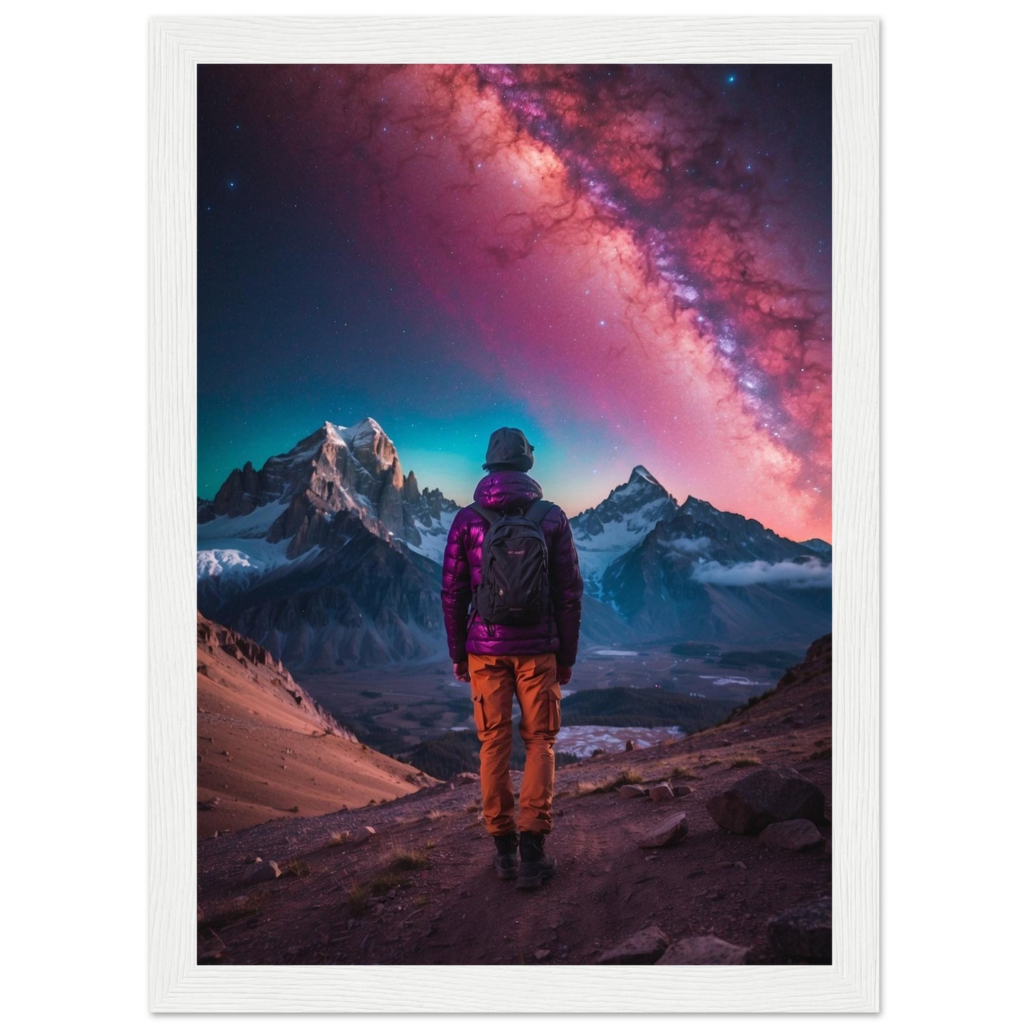 Premium Matte Paper Wooden Framed Poster