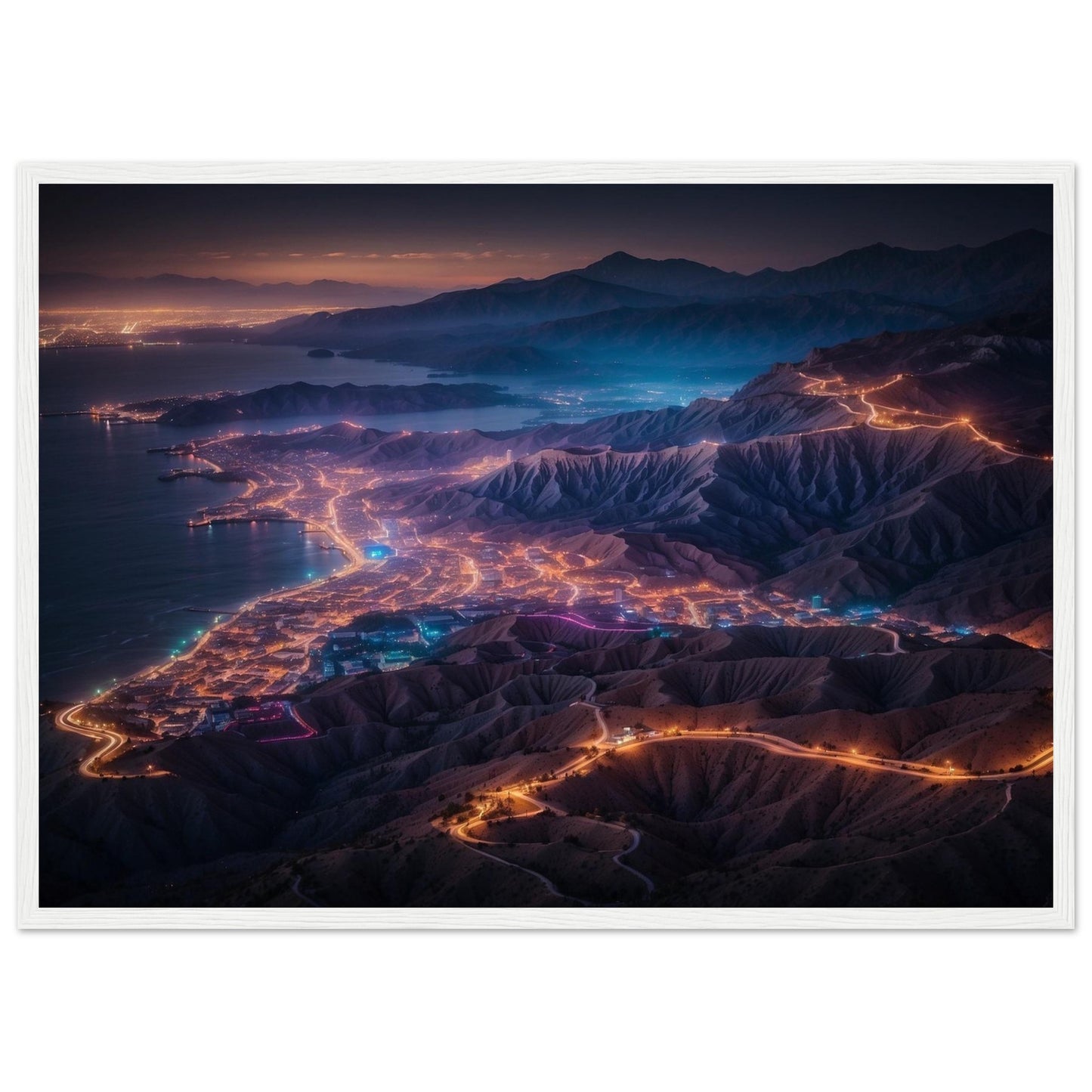 Premium Matte Paper Wooden Framed Poster