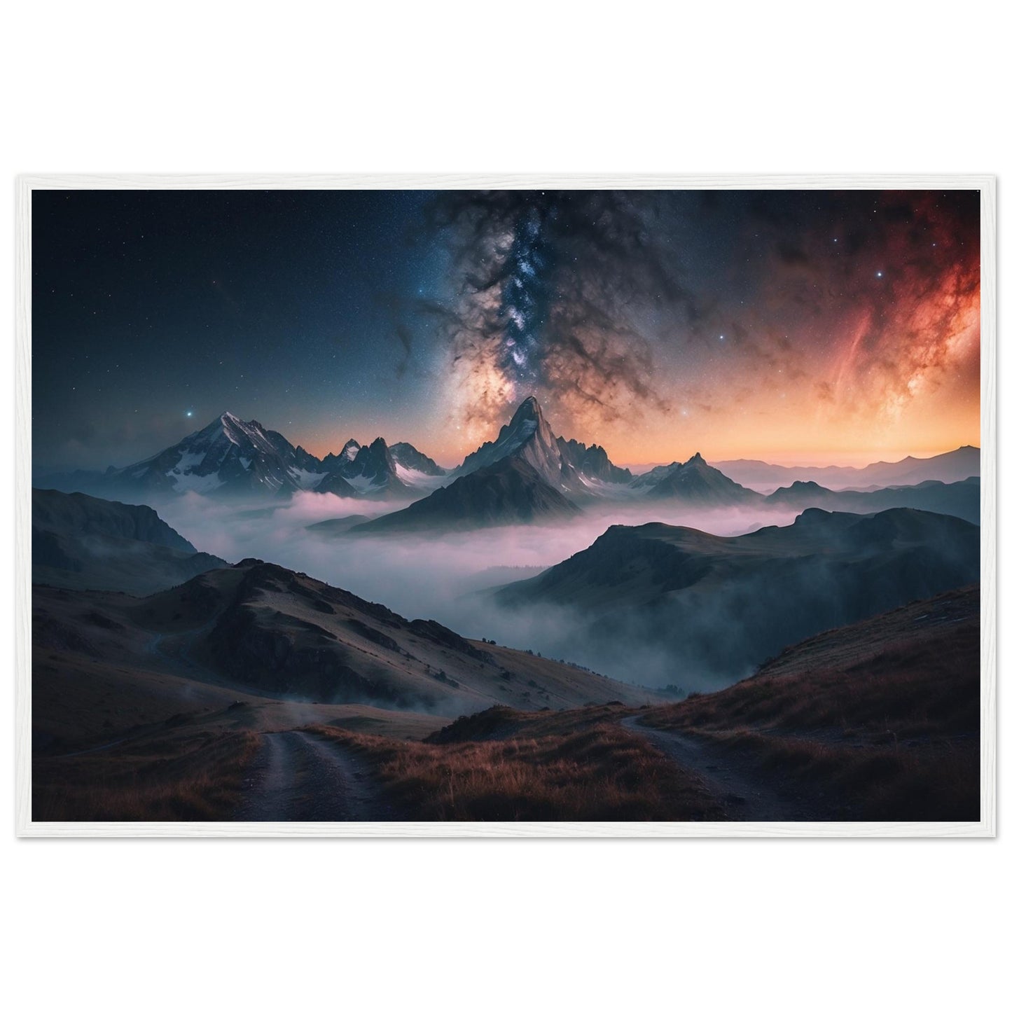 Premium Matte Paper Wooden Framed Poster