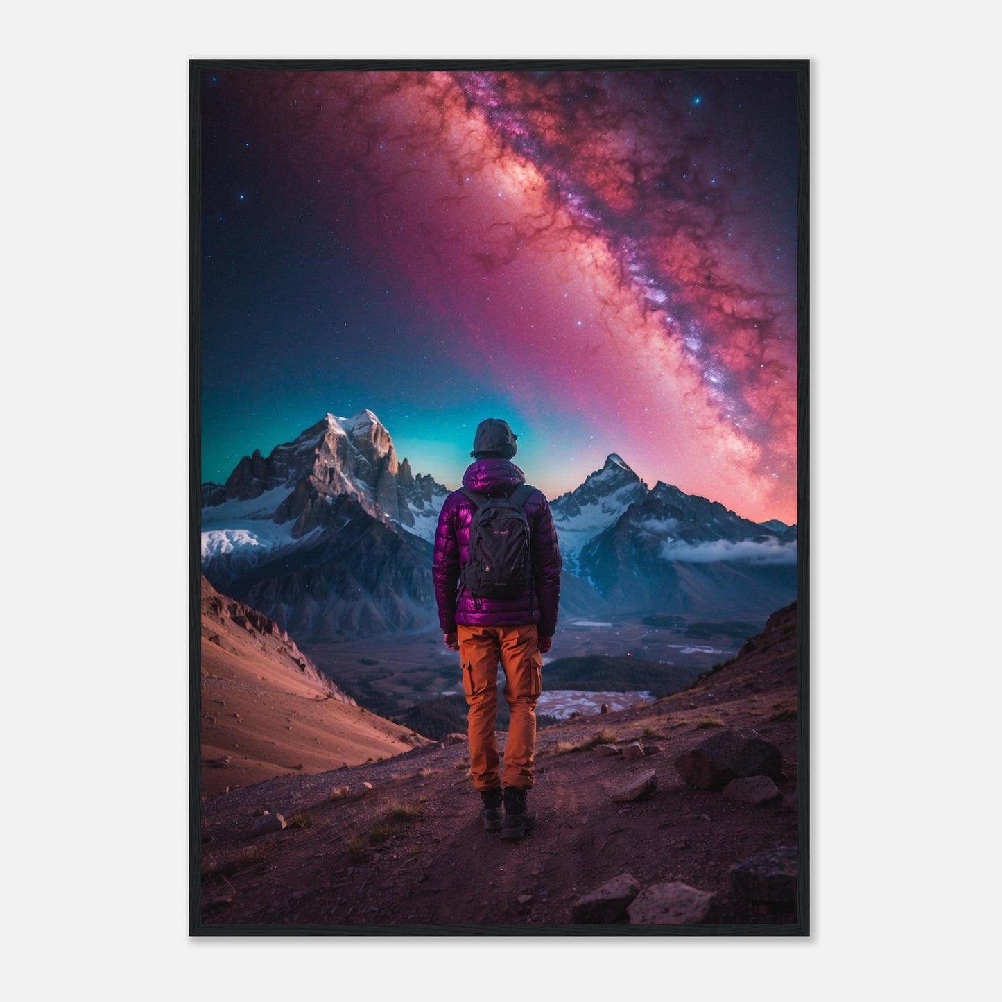 Premium Matte Paper Wooden Framed Poster