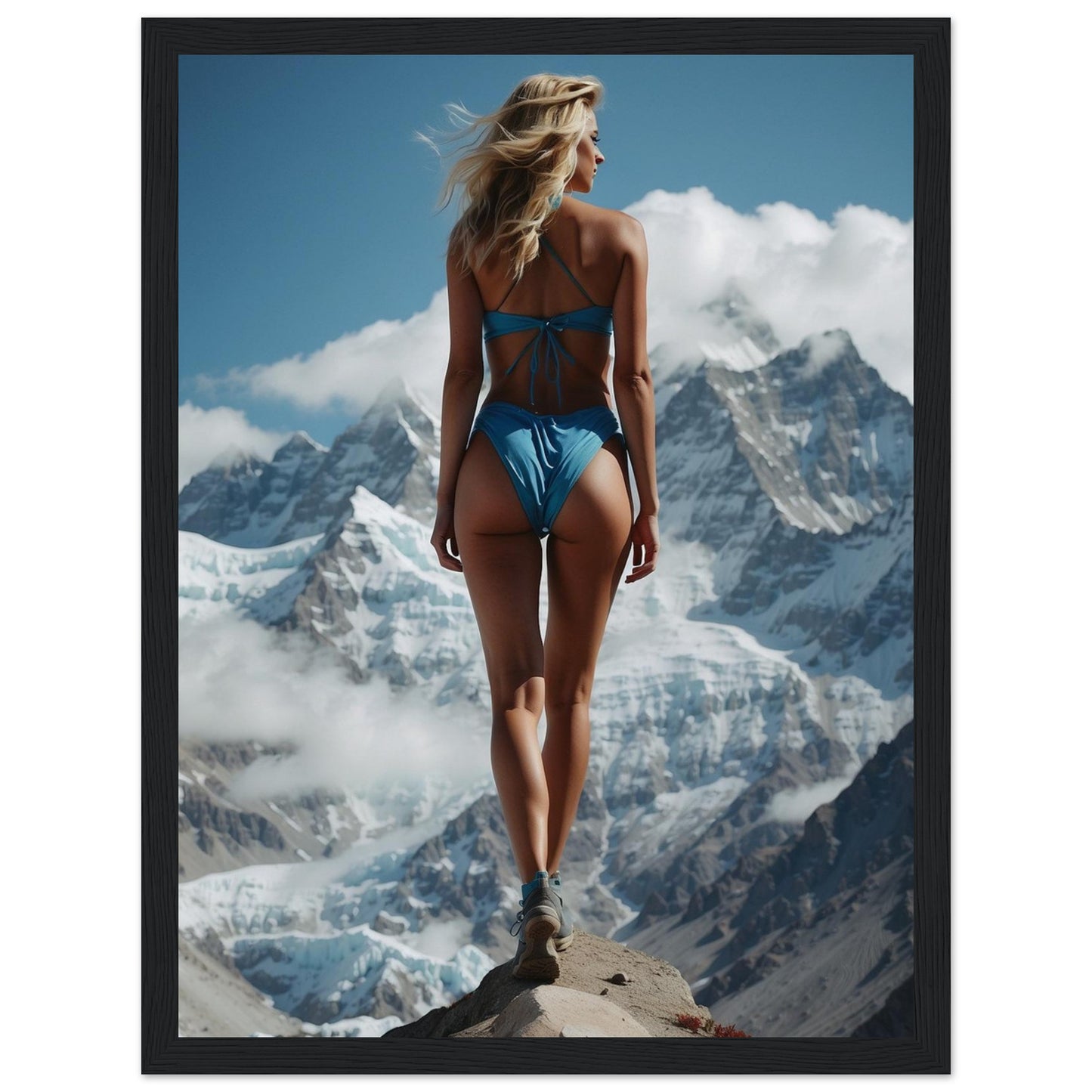 Premium Matte Paper Wooden Framed Poster