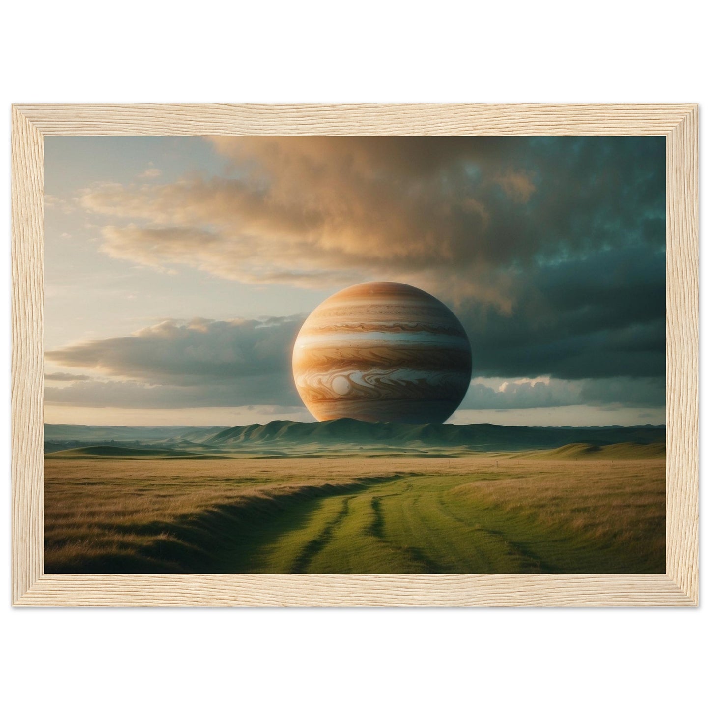 Premium Matte Paper Wooden Framed Poster