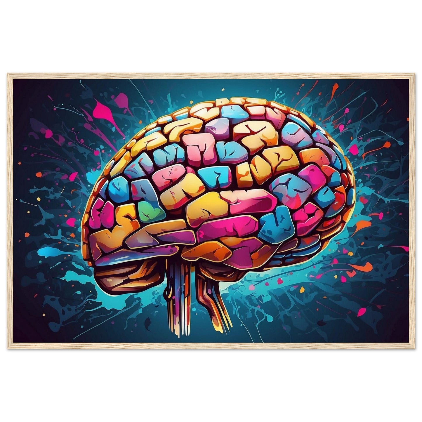 Premium Matte Paper Wooden Framed Poster
