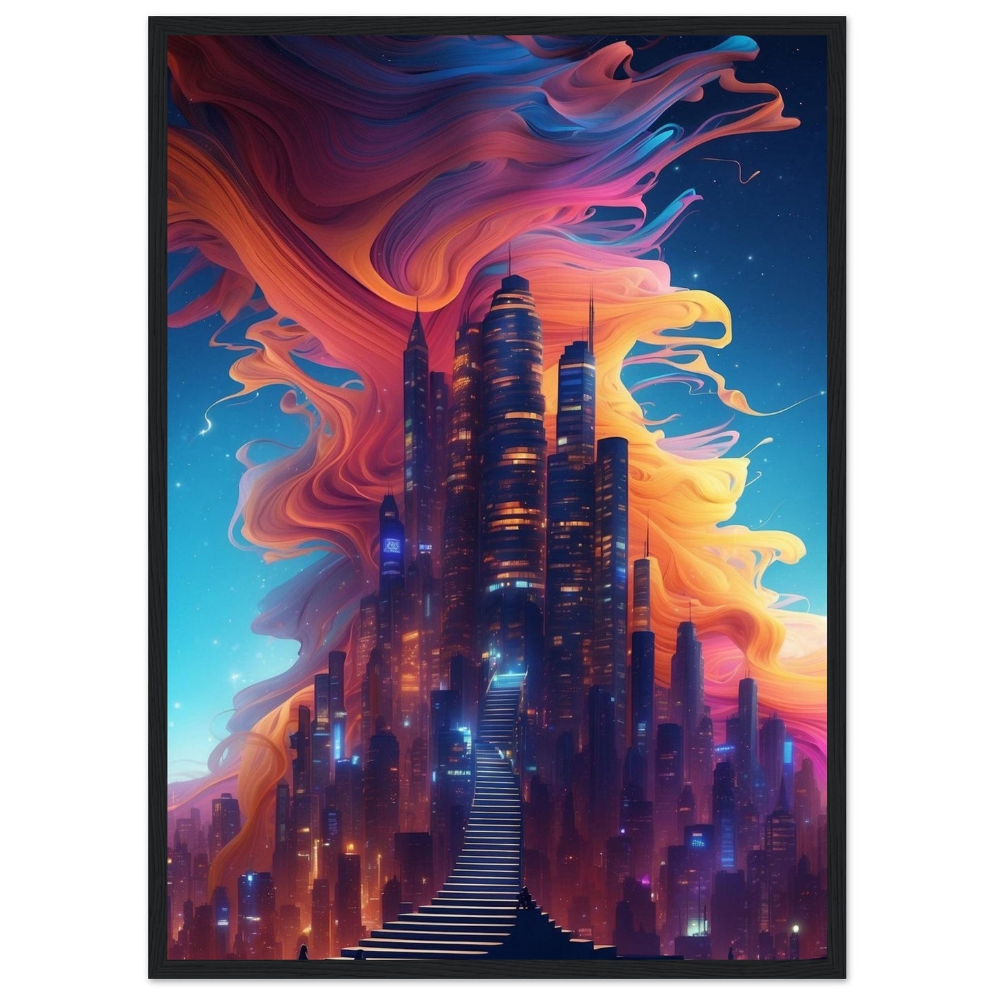 Premium Matte Paper Wooden Framed Poster