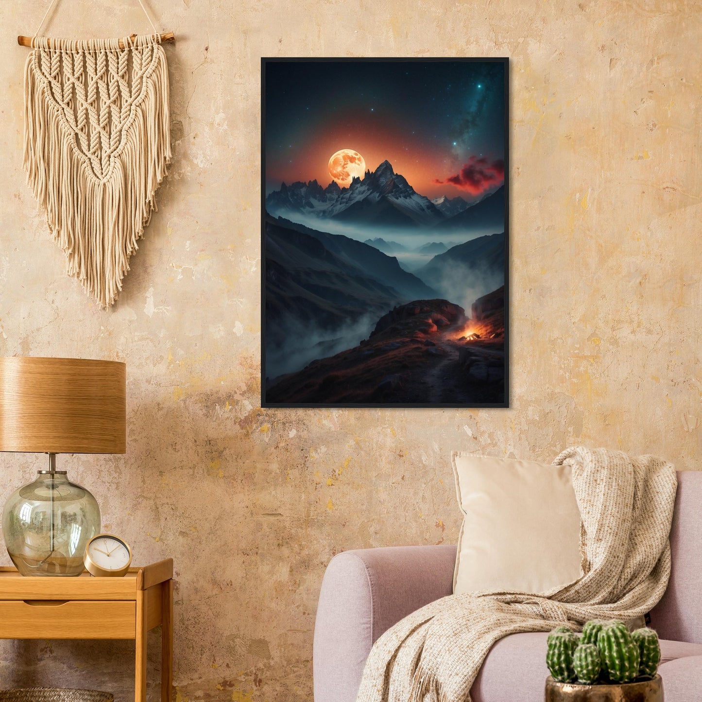 Premium Matte Paper Wooden Framed Poster
