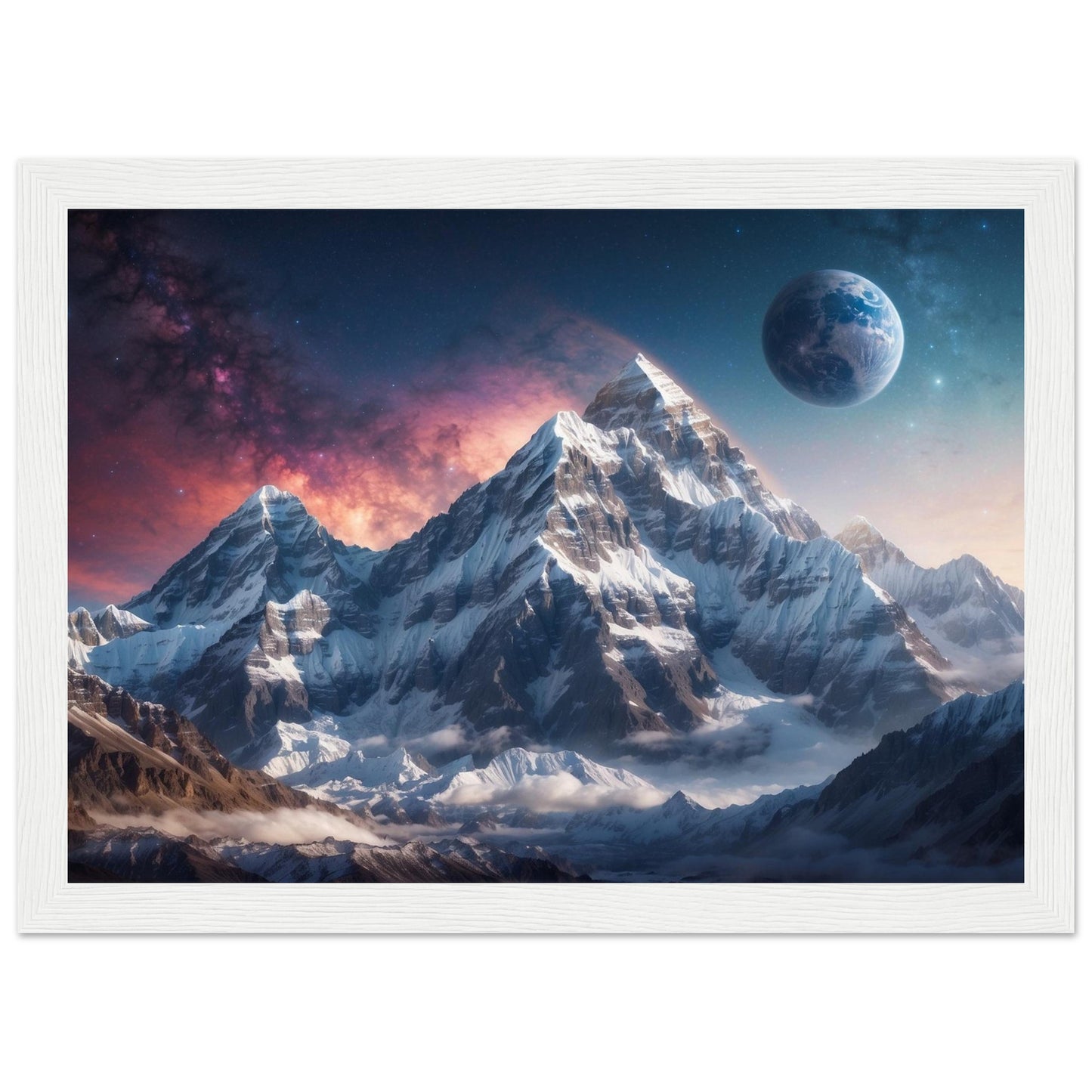 Premium Matte Paper Wooden Framed Poster