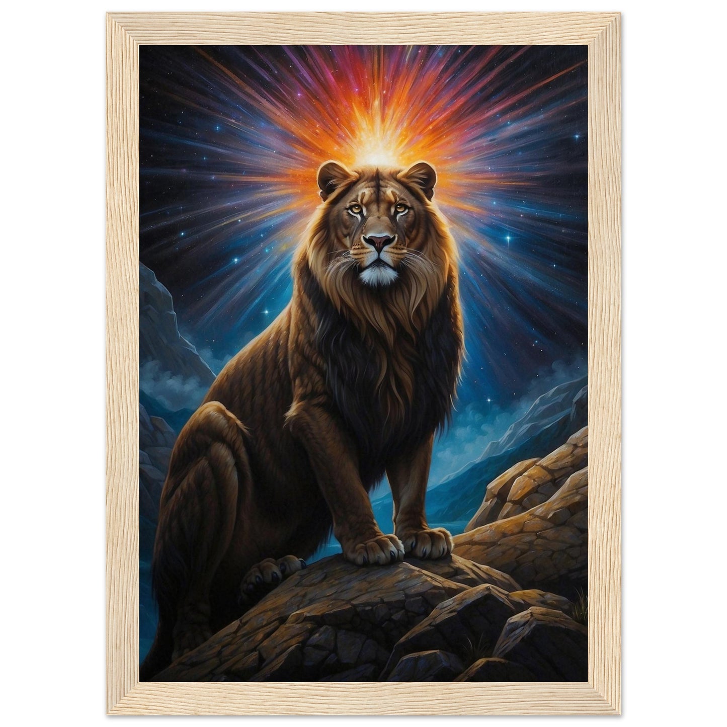 Premium Matte Paper Wooden Framed Poster