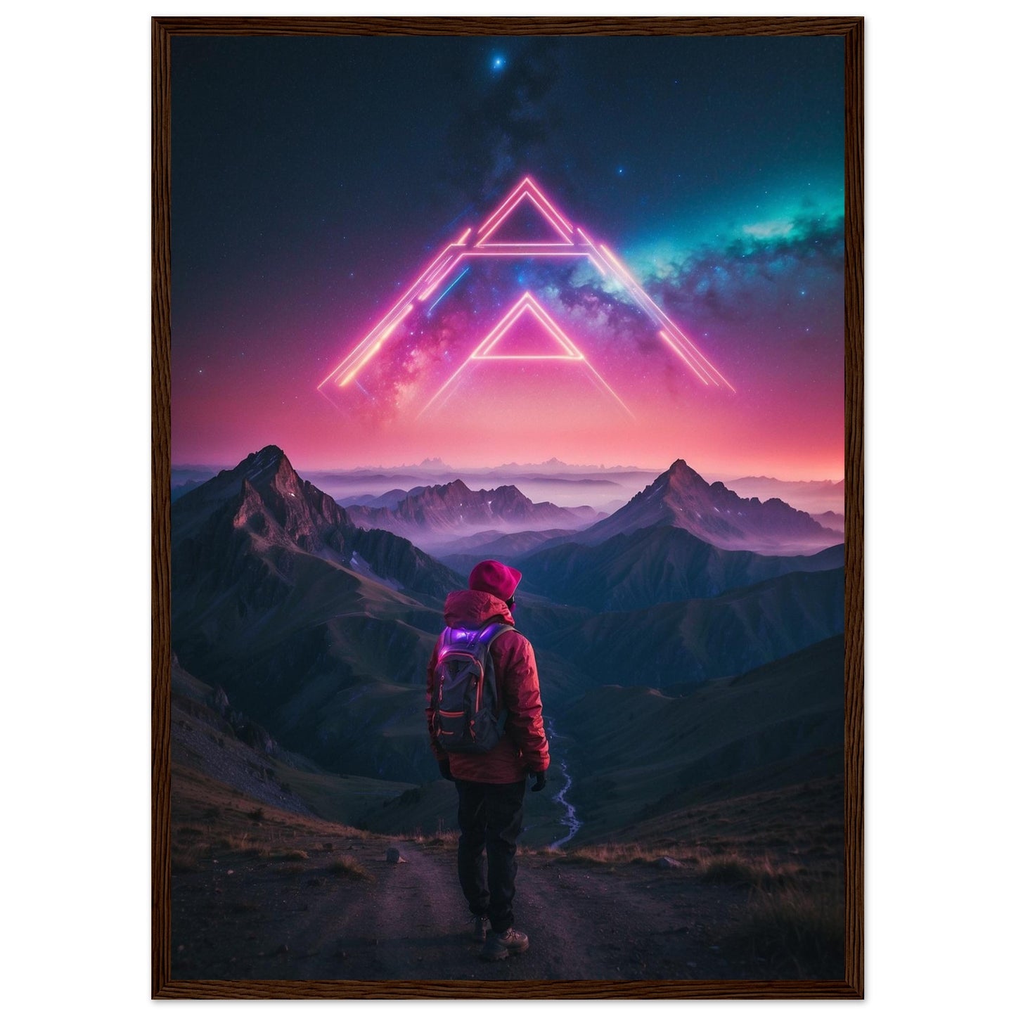 Premium Matte Paper Wooden Framed Poster