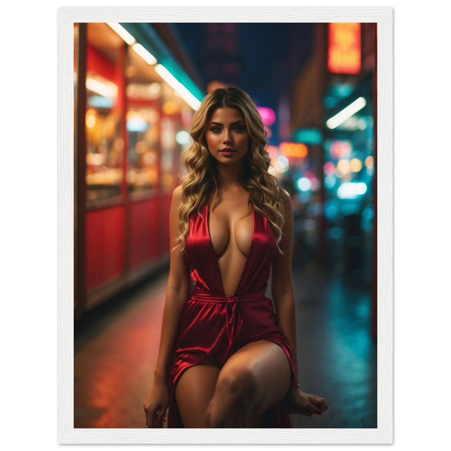 Premium Matte Paper Wooden Framed Poster